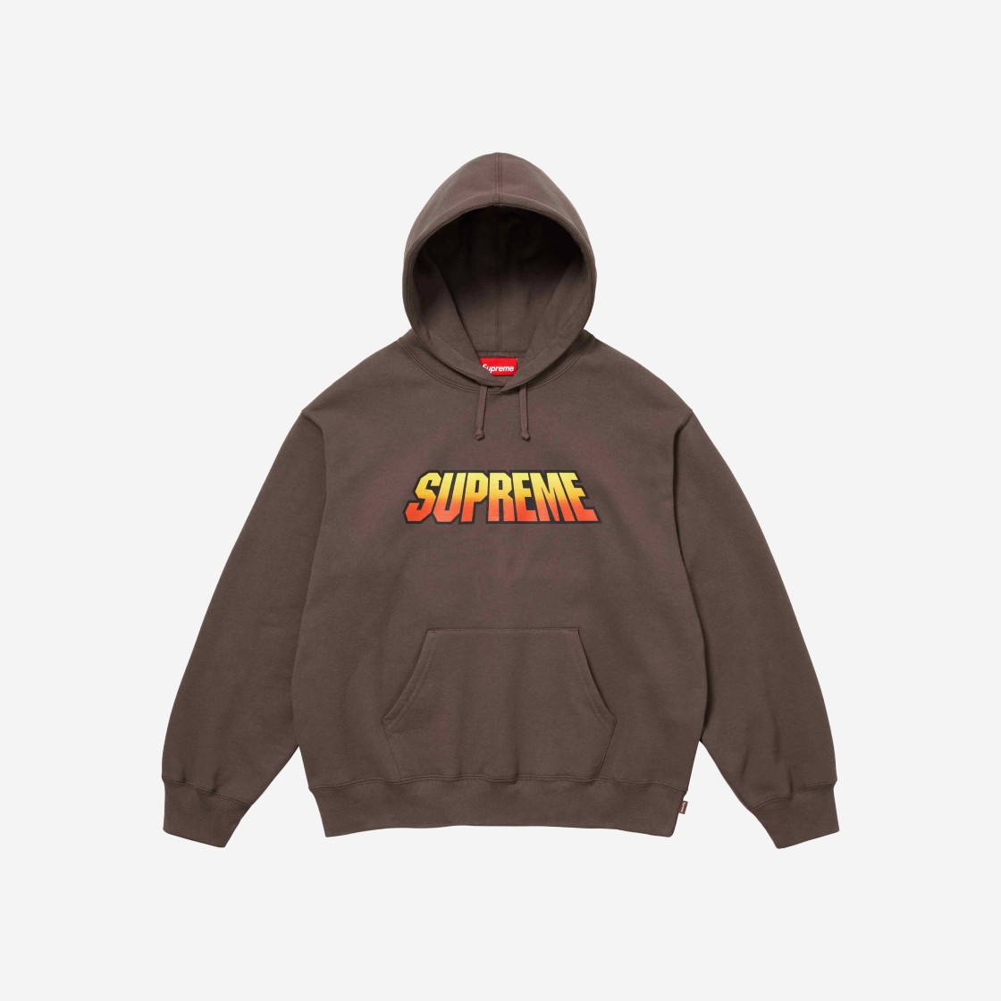 Supreme Gradient Hooded Sweatshirt Brown - 24SS 상세 이미지 1