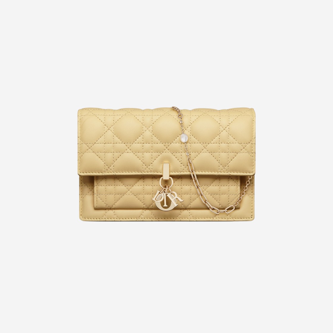 Dior Miss Dior Chain Pouch Pastel Yellow 상세 이미지 1