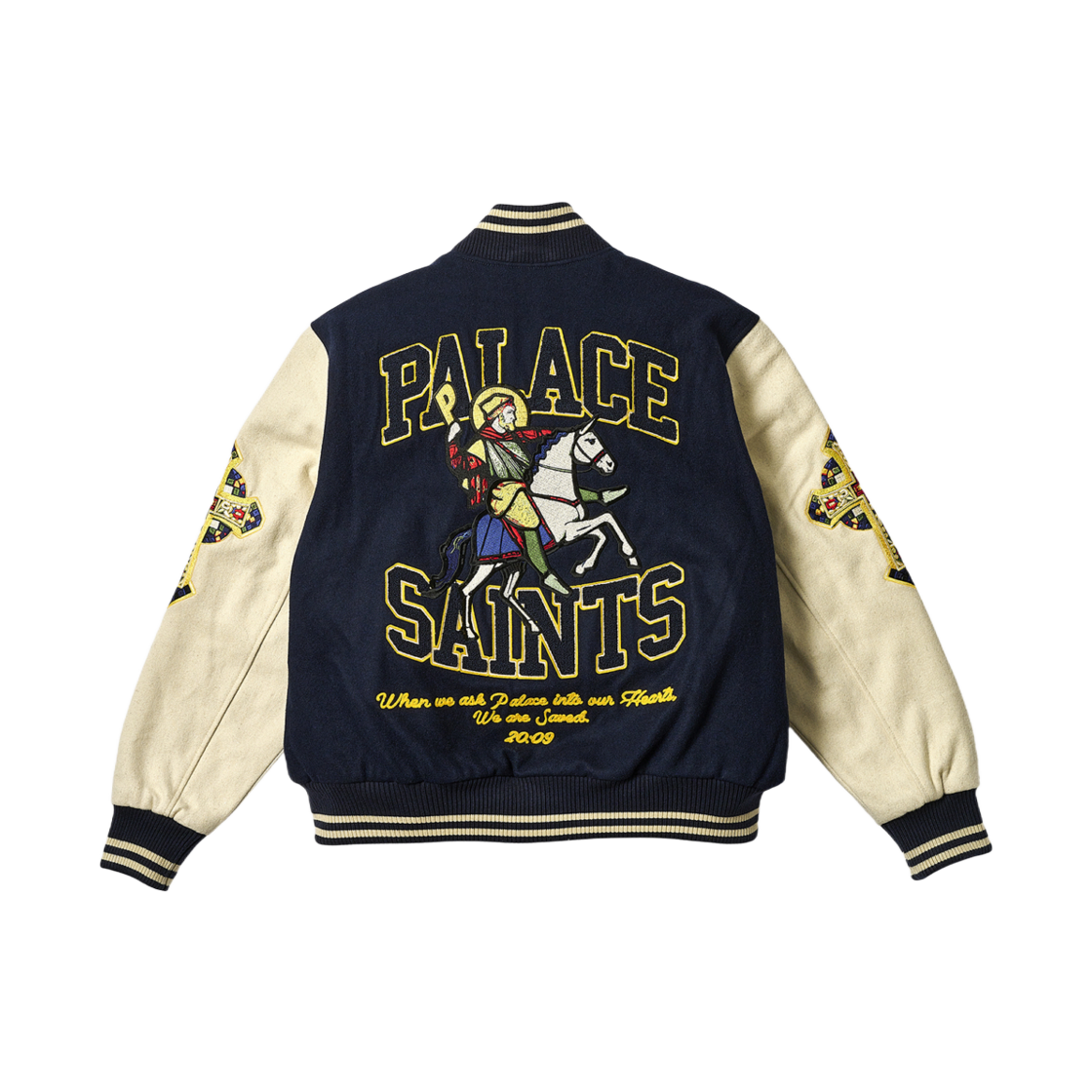 팔라스 세인트 바시티 자켓 네이비 - 24SS | Palace | KREAM