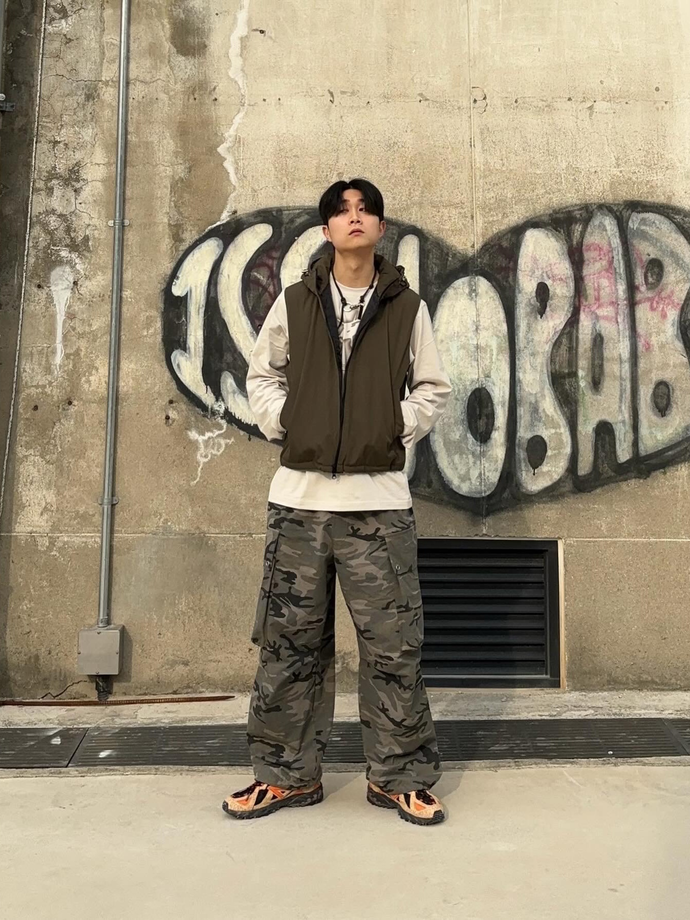 New Balance x Joe Freshgoods Beneath the Surface 610 Lil Desert Brown - D Standard 착용 스타일