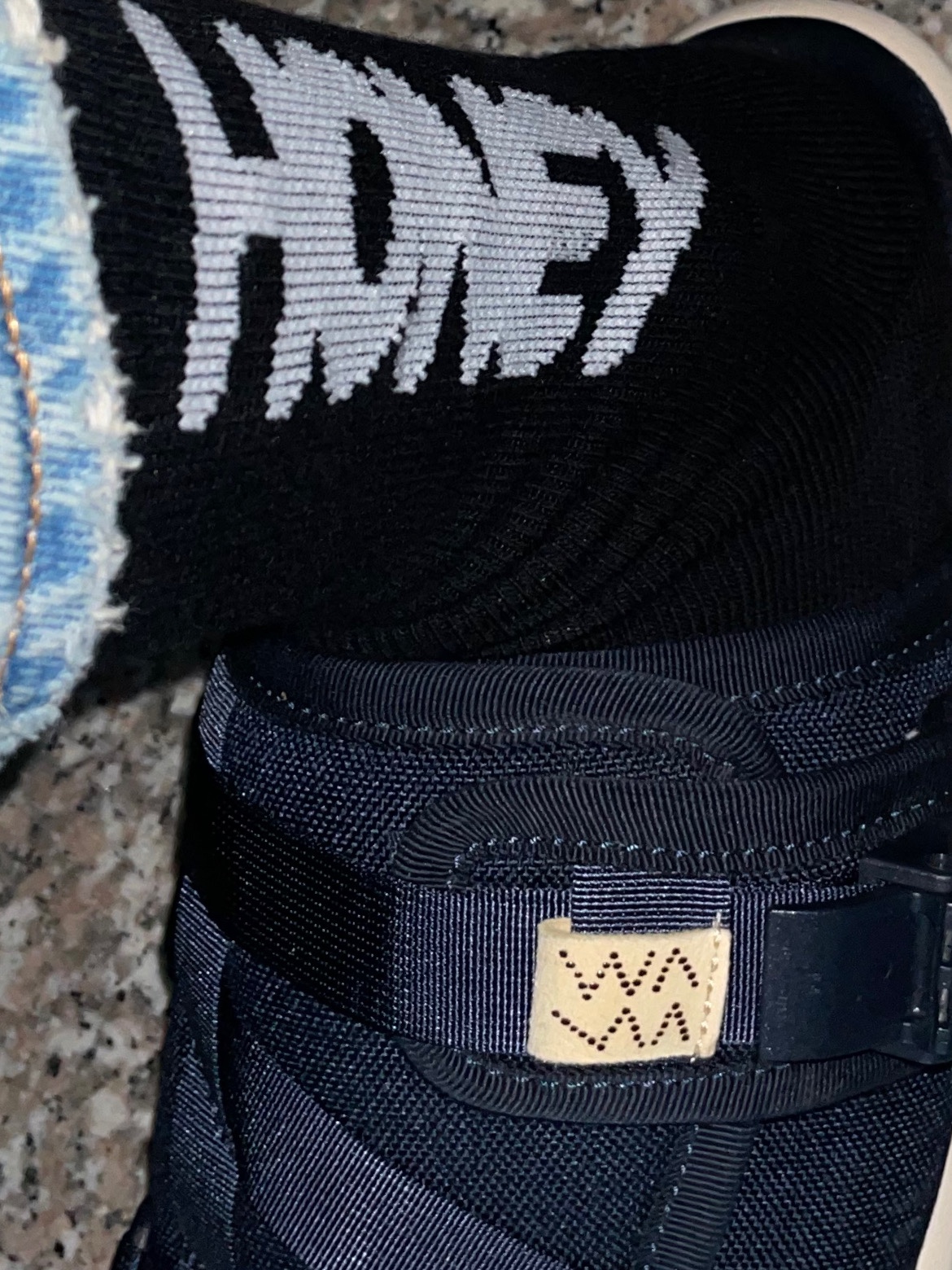 Honey Scoop House Honey Logo Socks 2Pack Multi, Visvim Christo Navy - 23SS 착용 스타일