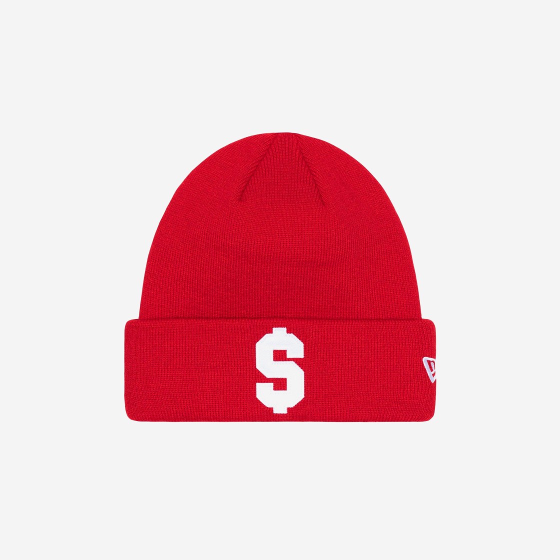 Supreme New Era $ Beanie Red - 24SS 상세 이미지 1