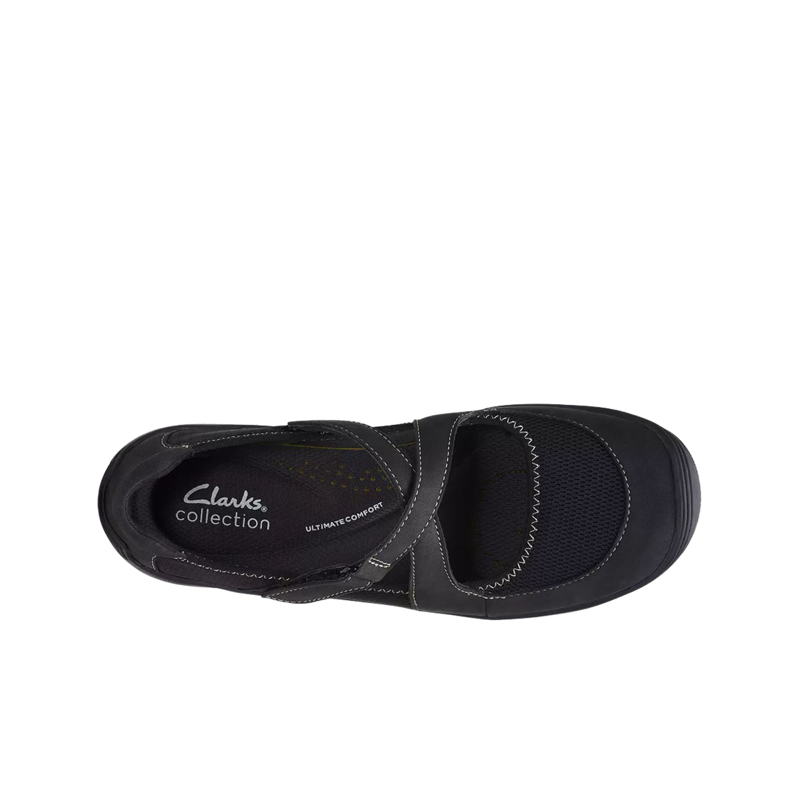 (W) 클락스 피아나 오브리 레더 메리 제인 슈즈 블랙((W) Clarks Fiana Aubrie Leather Mary Jane Shoes Black) - 2