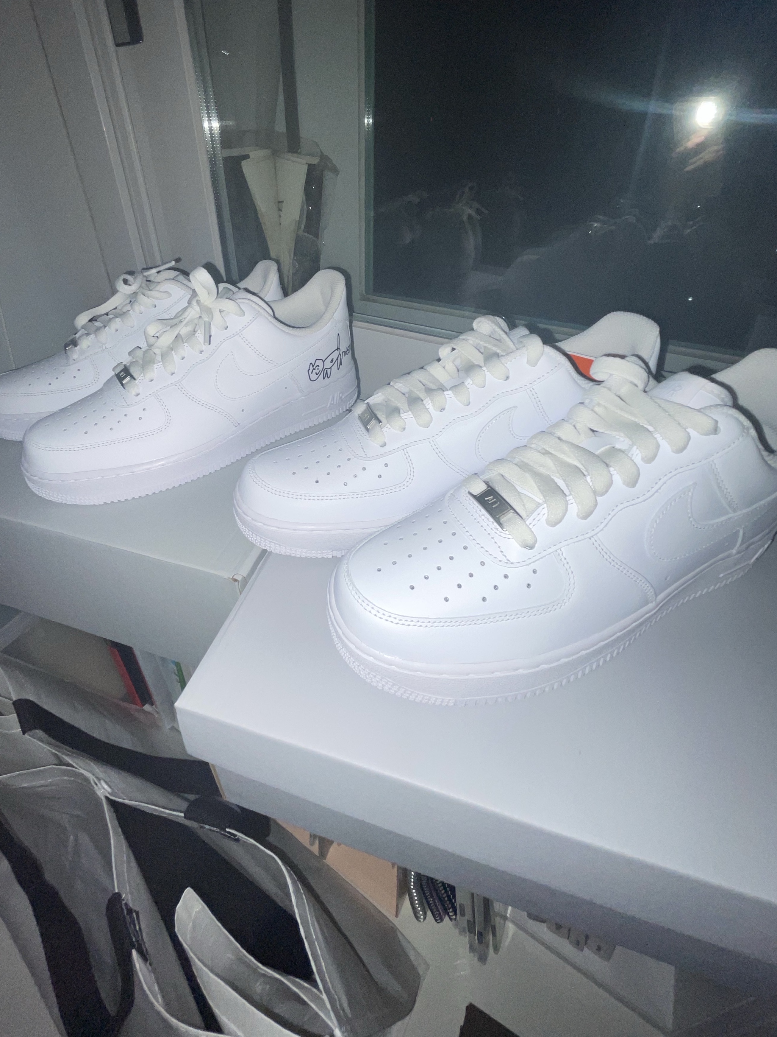 Nike Air Force 1 '07 Low White 착용 스타일