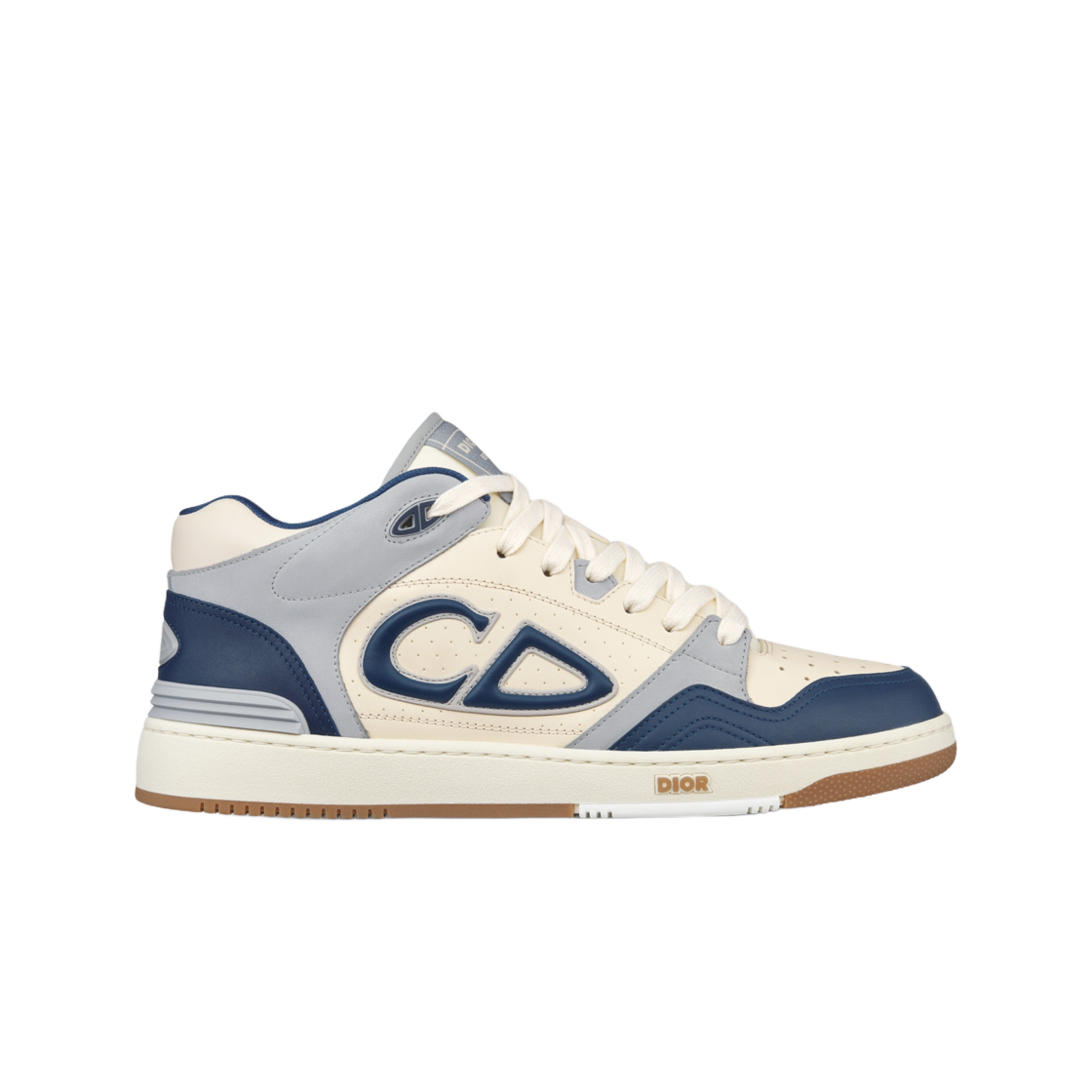 Dior B57 Mid-Top Sneaker Navy Blue Cream with Gray 상세 이미지 1