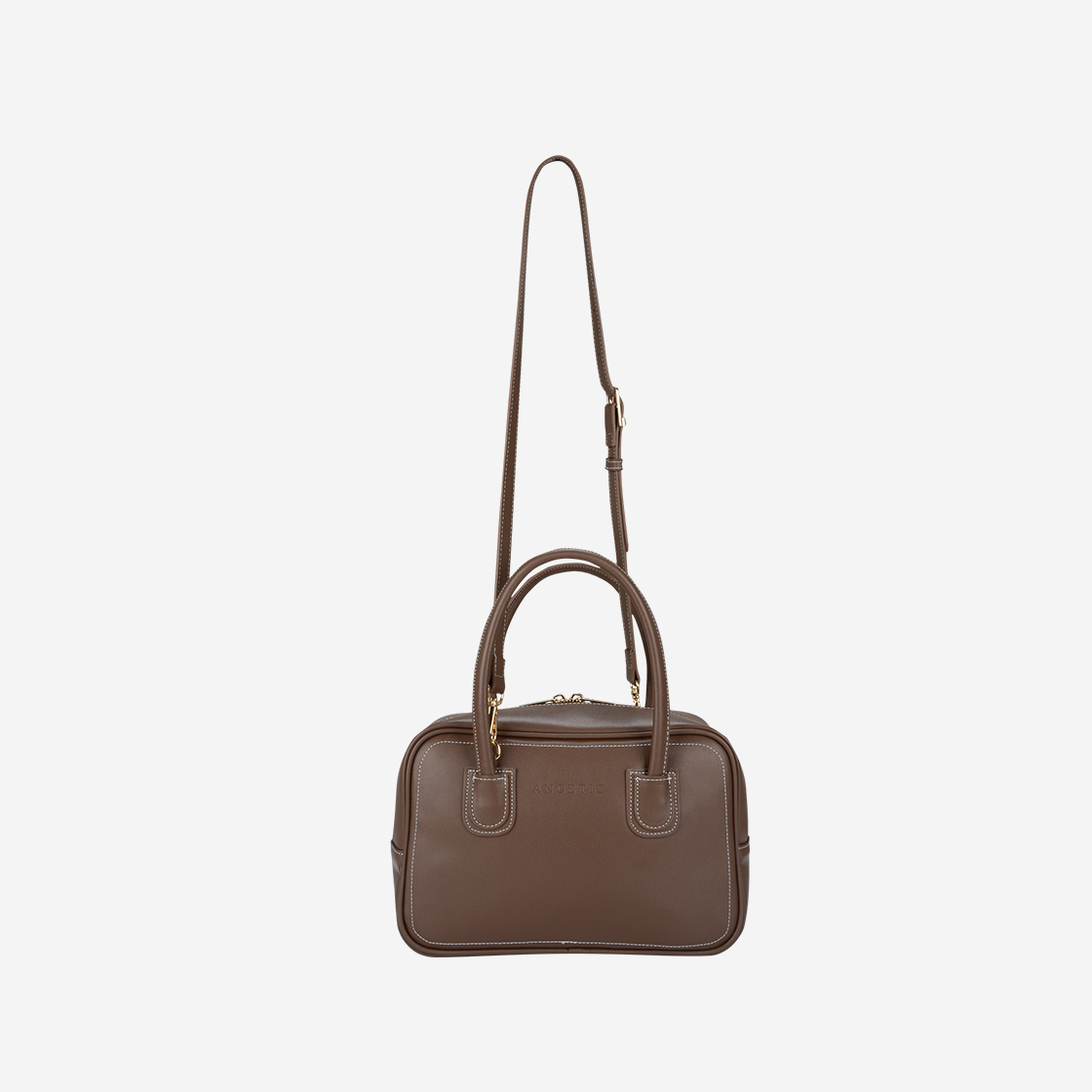 ★ANOETIC★ STITCH TOTE BAG_BROWN 아노에틱 스티치 토트 백 브라운 | ANOETIC | KREAM