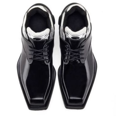 Remagine Hybrid Derby Shoes Starting Blocks Black White Silver 착용 스타일 - 2