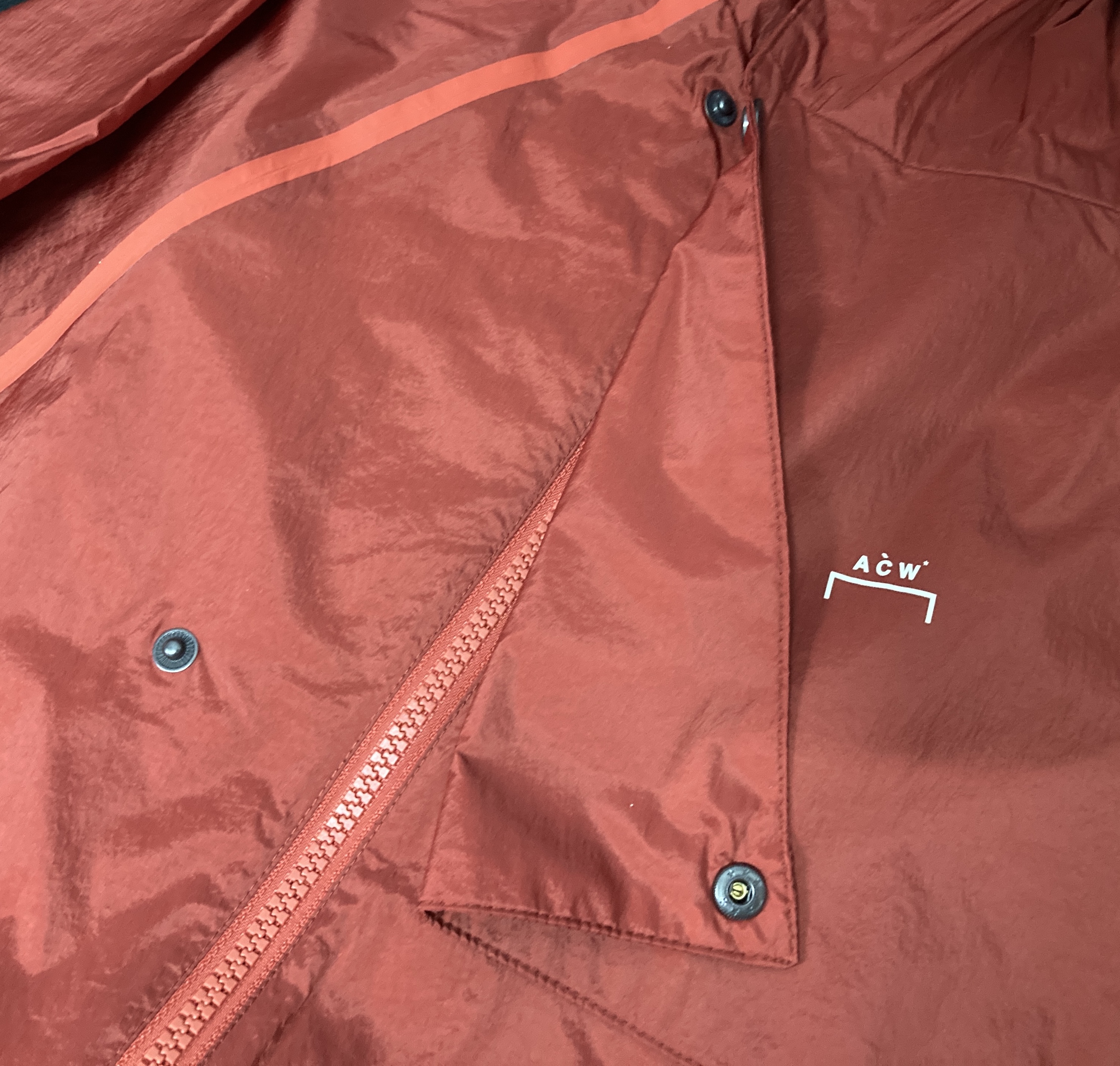Converse x A-Cold-Wall Gale Jacket Rust Oxide 착용 스타일 - 4