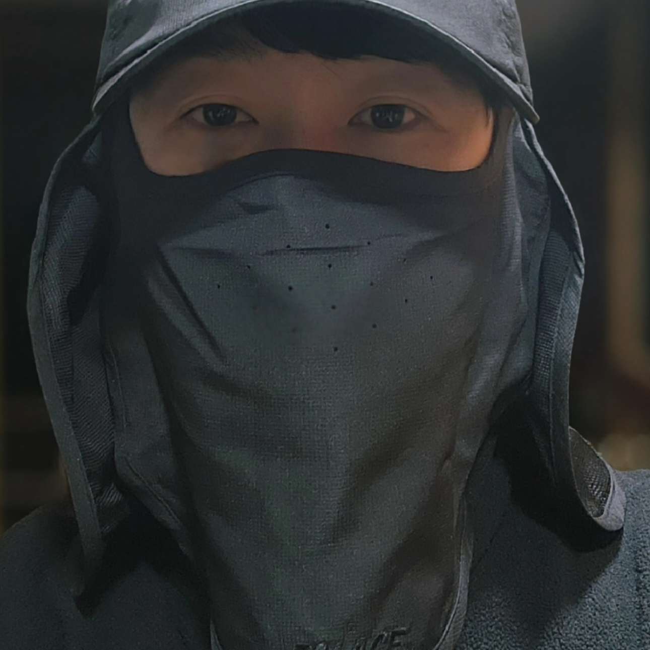 Palace Tri-Ferg Desert 6-Panel Black - 24SS 착용 스타일