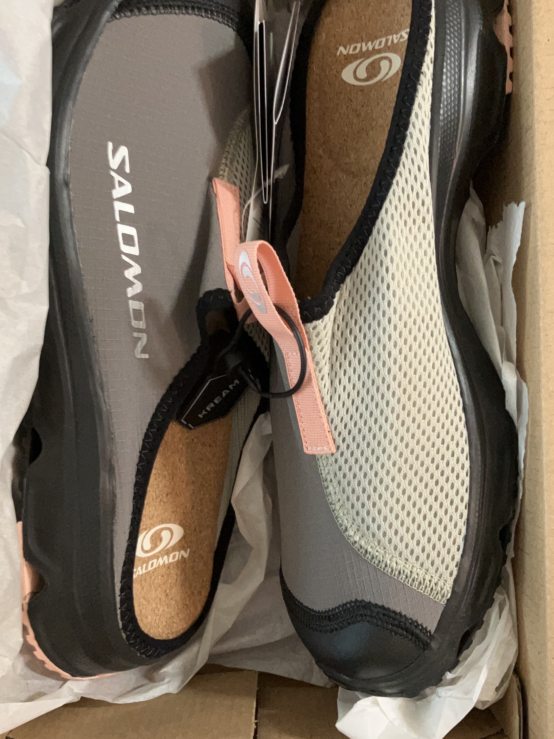 Salomon RX Slide 3.0 Pewter 착용 스타일