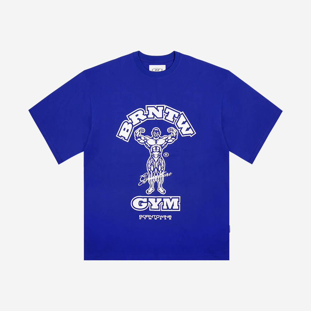 본투윈 레이즈본 오버핏 티셔츠 블루(BORN TO WIN Raiseborn Over Fit T-Shirts Blue) - 2