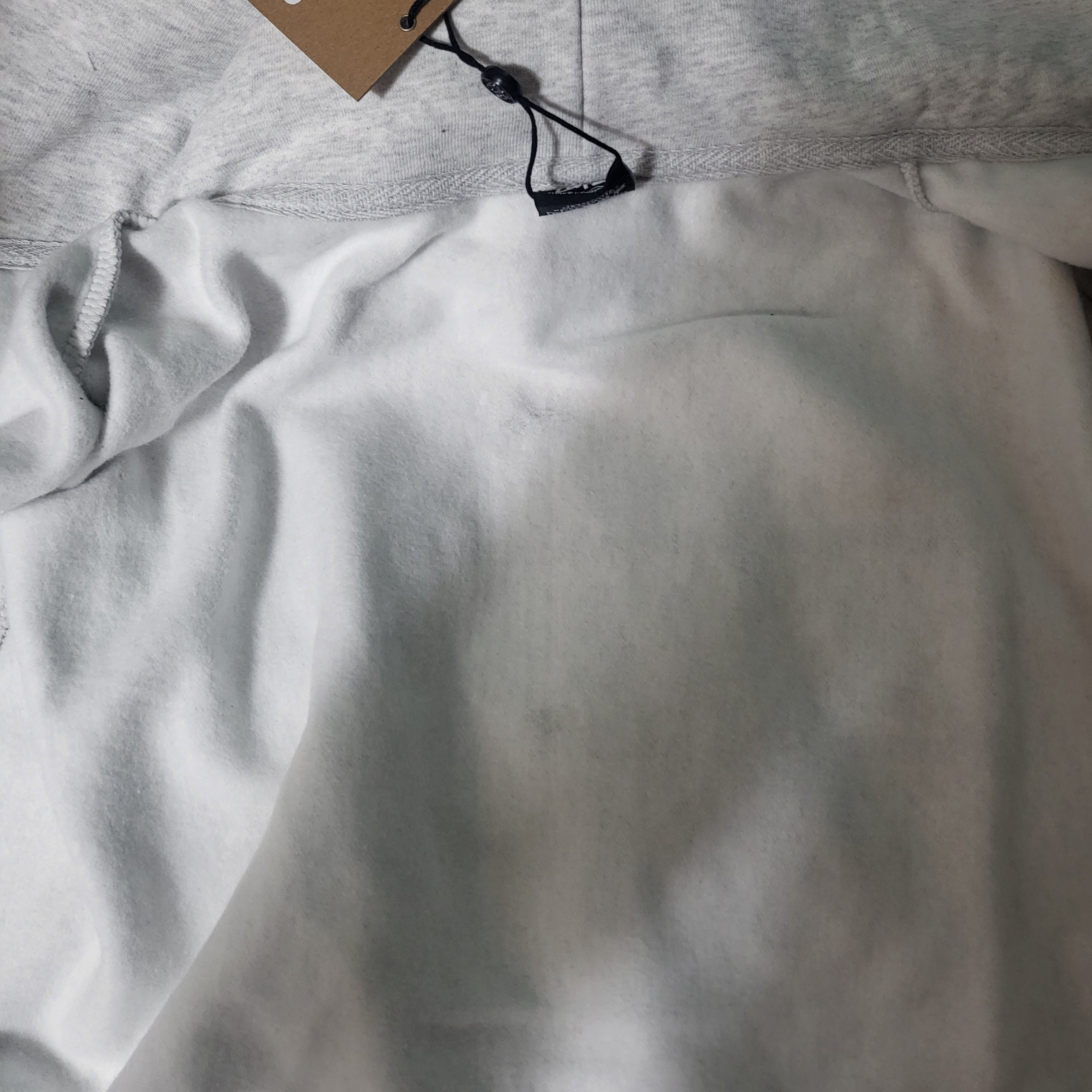 Stussy Basic Stussy Zip Hoodie Ash Heather 2023 착용 스타일 - 2