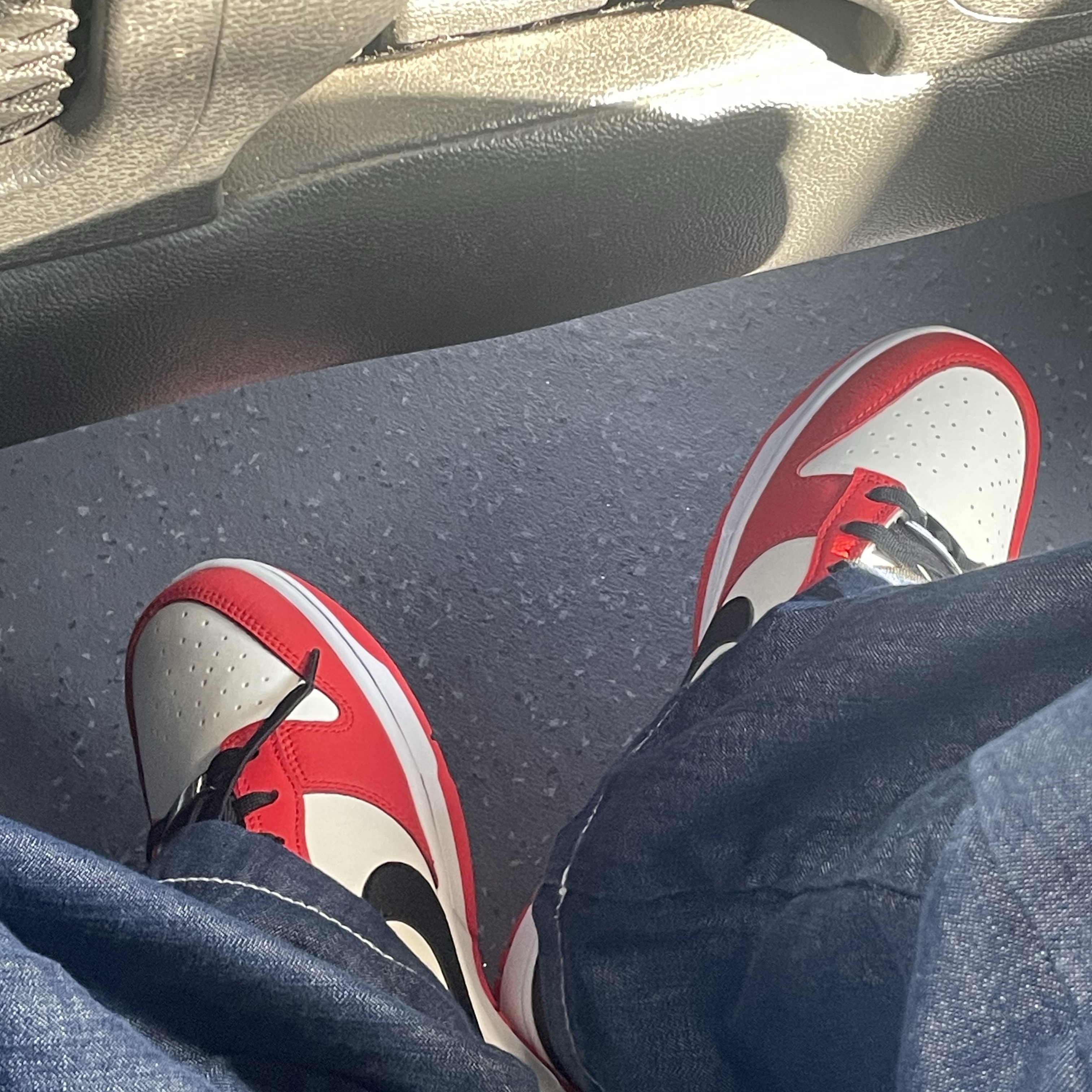 Nike x NBA Dunk Low Retro EMB Black and Chile Red 착용 스타일 - 2