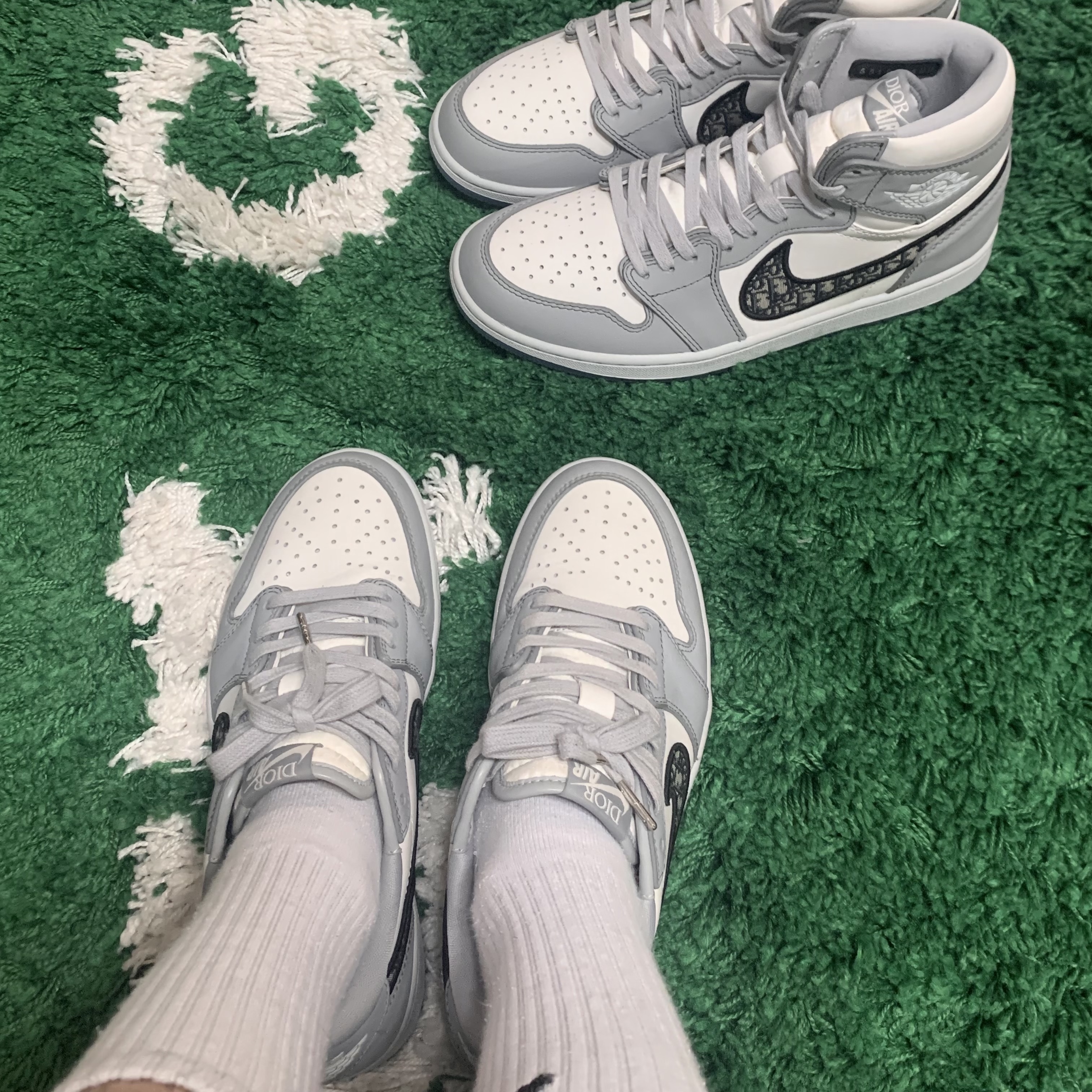 Jordan 1 x Dior High OG, Jordan 1 x Dior Low OG 착용 스타일