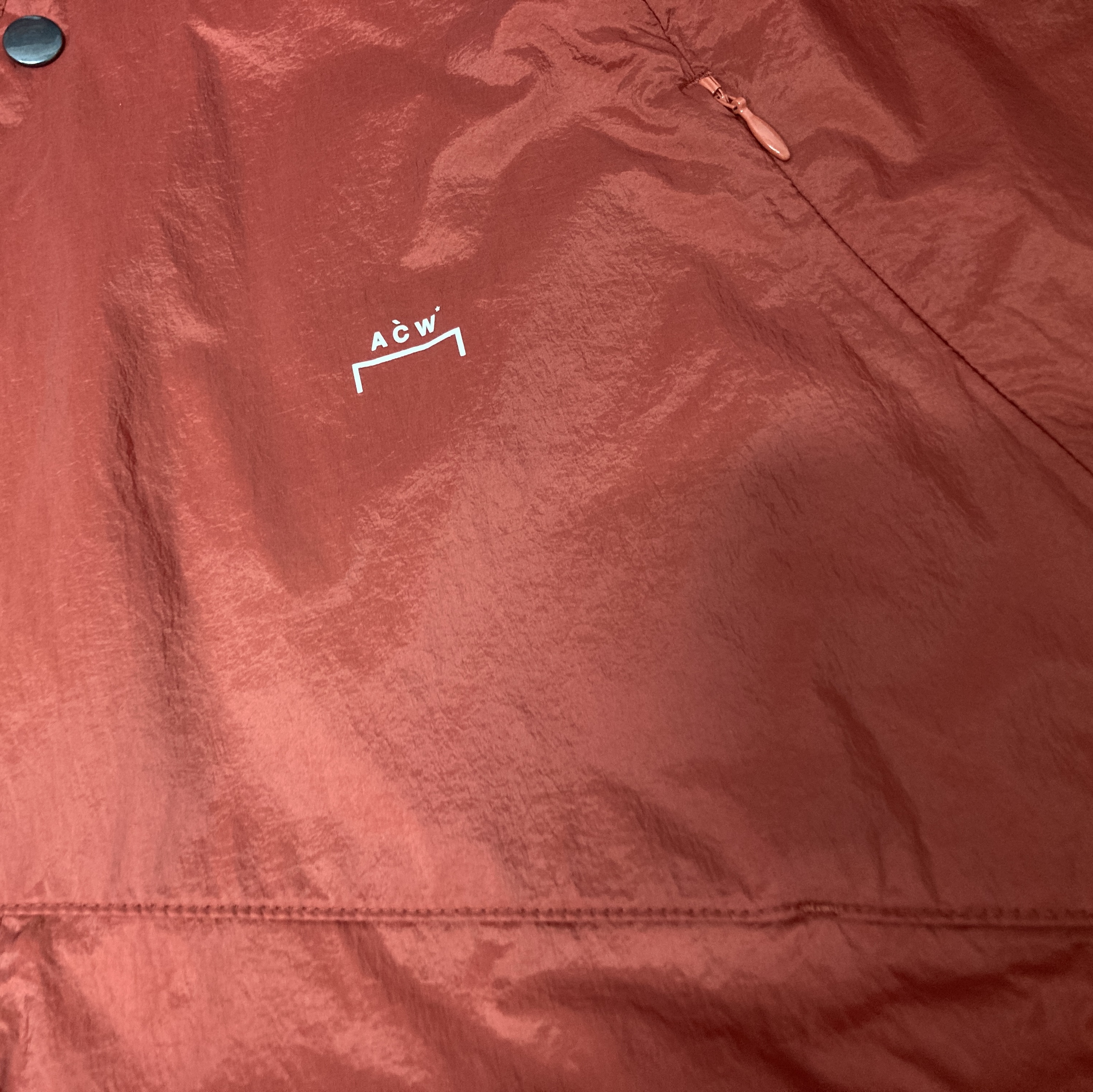Converse x A-Cold-Wall Gale Jacket Rust Oxide 착용 스타일 - 6