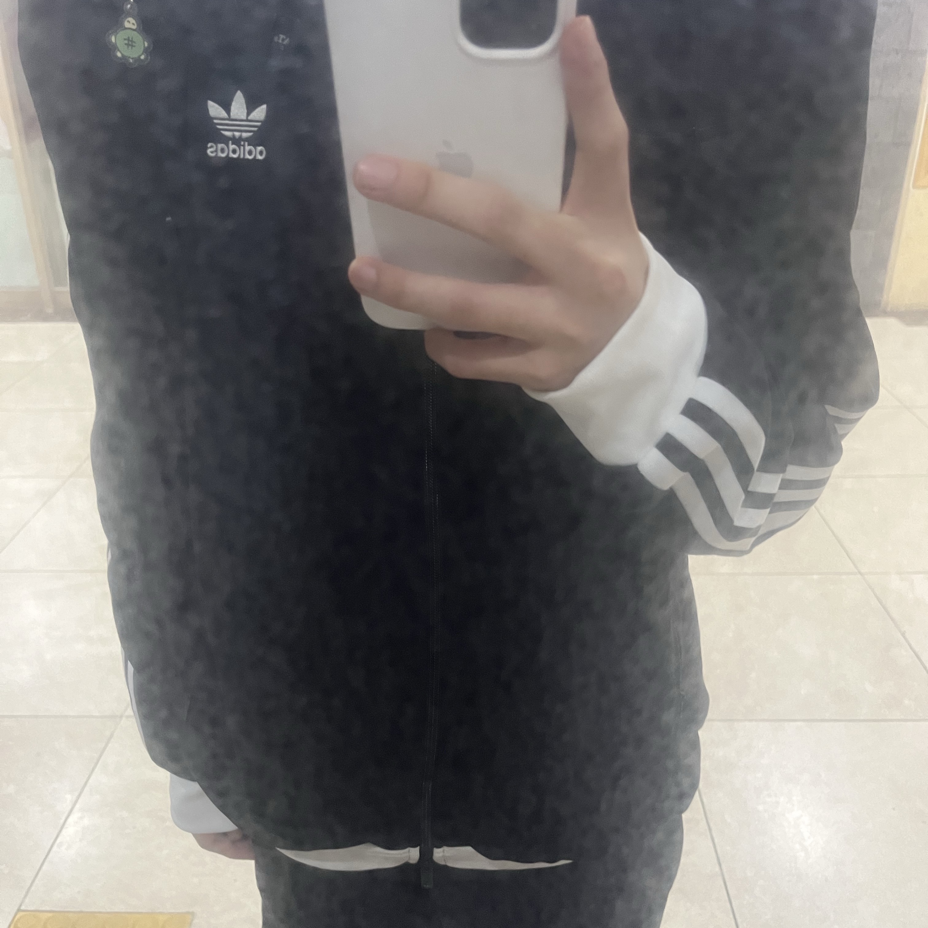 Adidas Adicolor Classics Beckenbauer Track Jacket Black - KR Sizing 착용 스타일 - 1