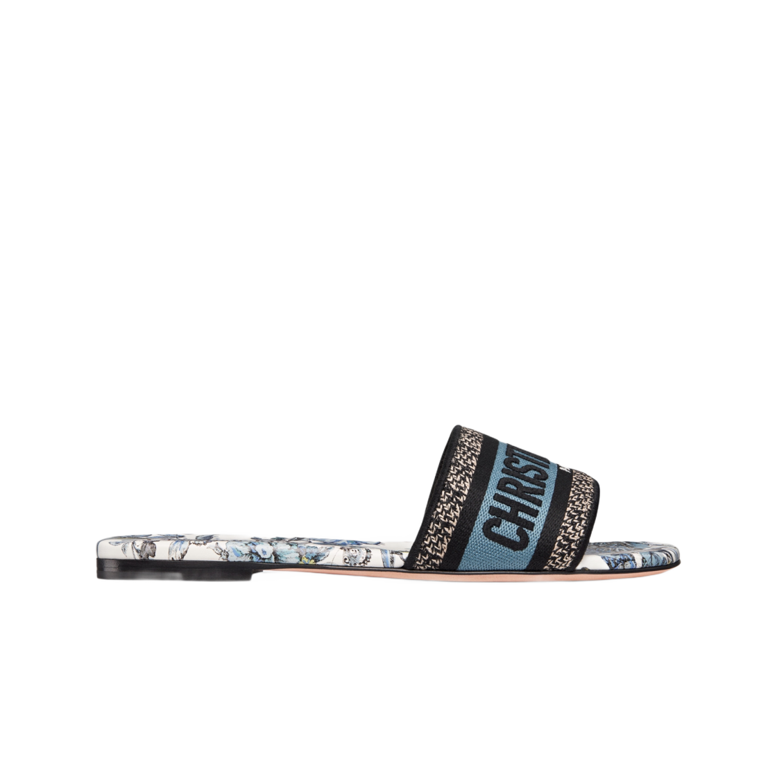 KCQ209TMX-S60W (W) Dior Dway Slide Pastel Midnight Blue Multicolor with Mexico Motif