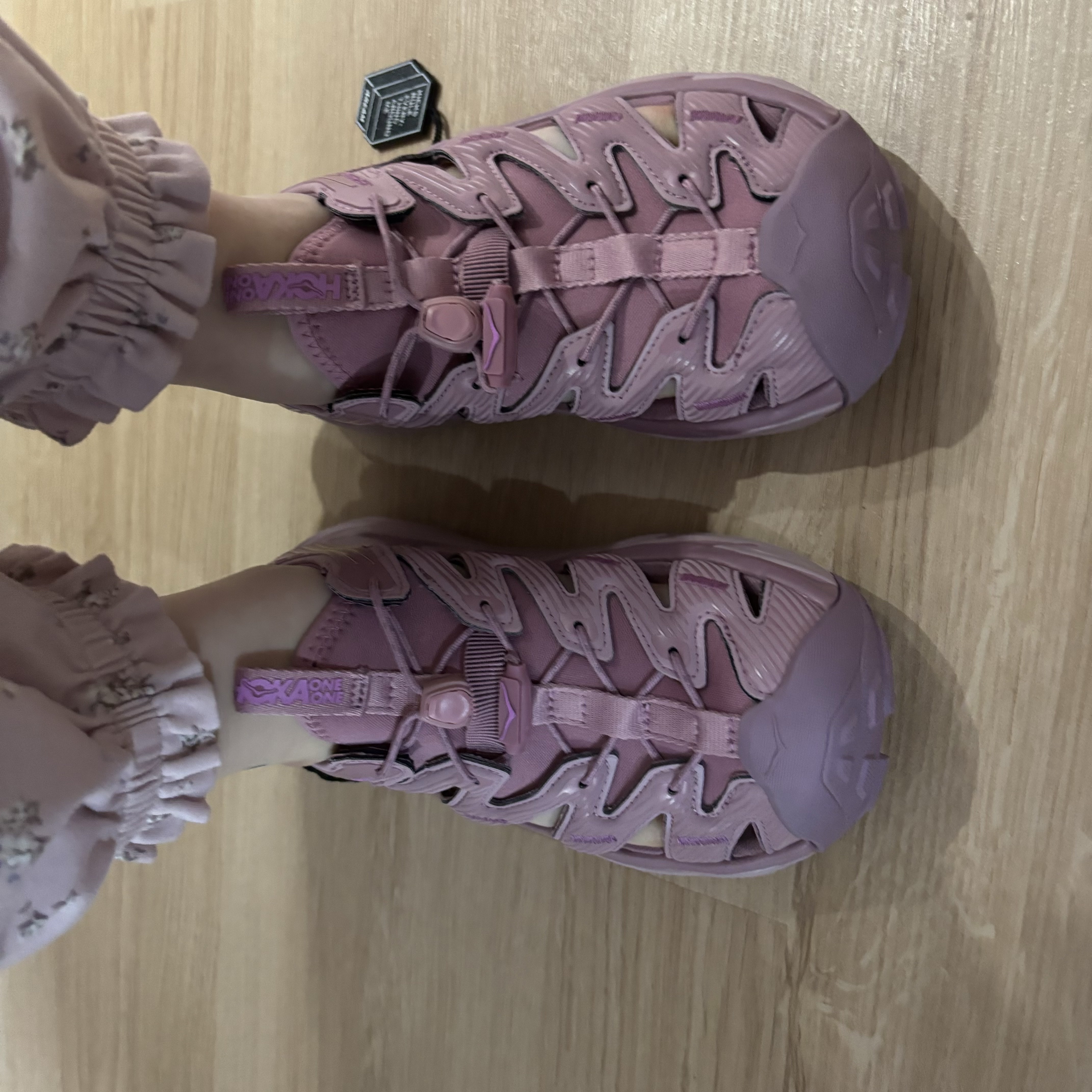(W) Hoka Hopara Foxglove Pale Mauve 착용 스타일