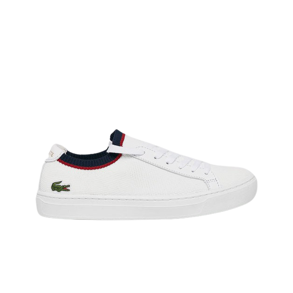 (W) 라코스테 라 피케 119 1 CFA 레더 스니커즈 화이트((W) Lacoste La Piquee 119 1 CFA Leather Sneakers White)