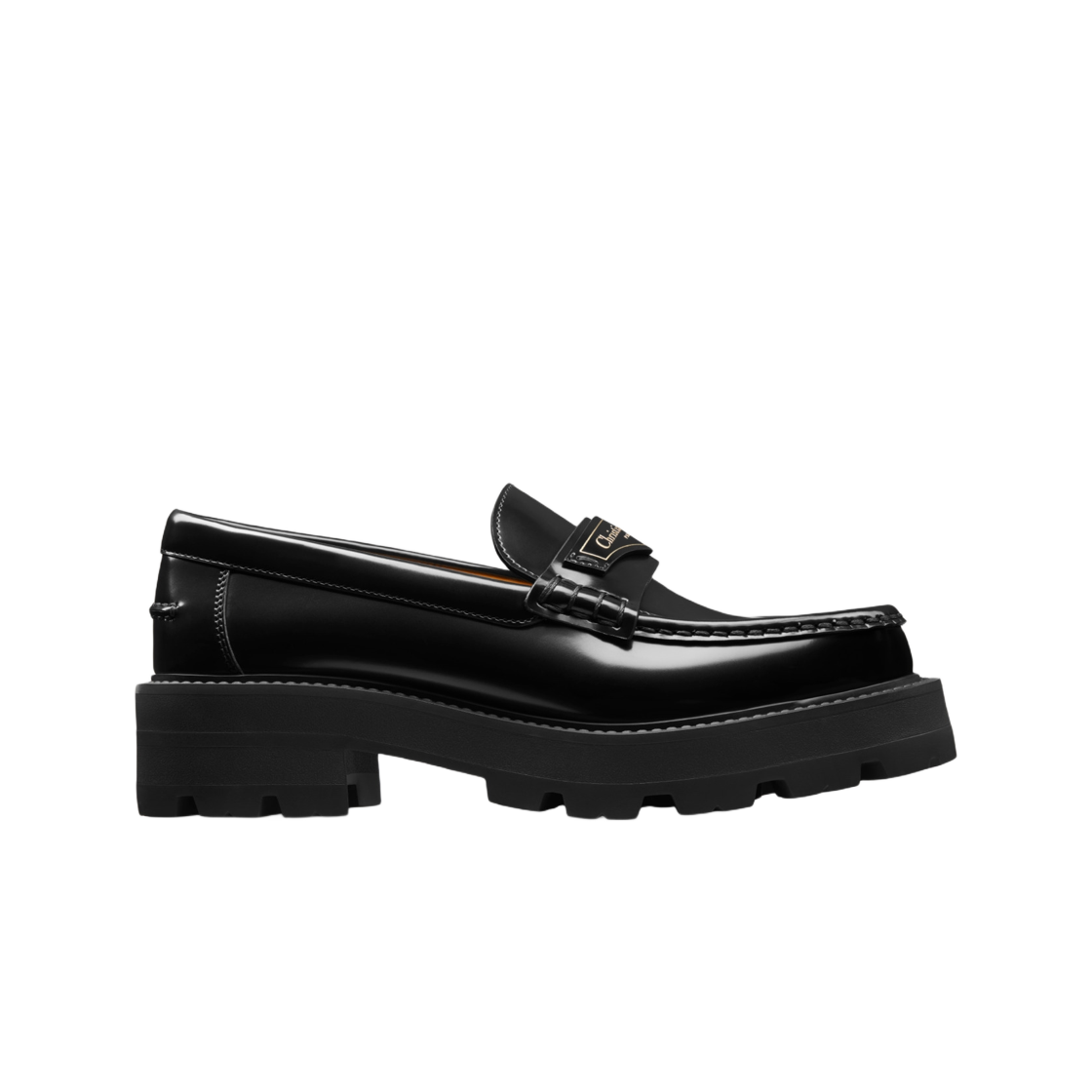 (W) Dior Boy Platform Loafer Black Brushed 상세 이미지 1