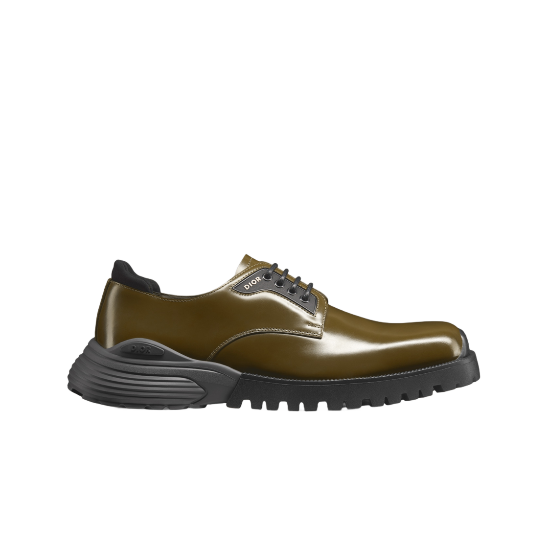 Dior Combat Derby Shoe Khaki Polished 상세 이미지 1