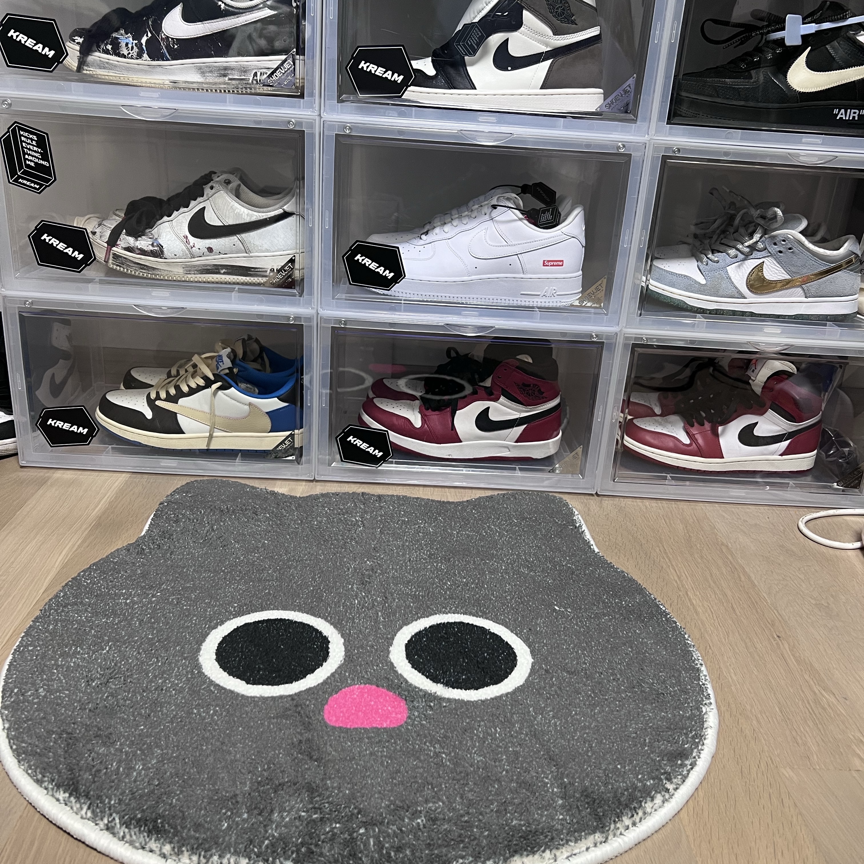 Meenoi Rug Mingming, Jordan 1.5 Retro Chicago 2015 착용 스타일