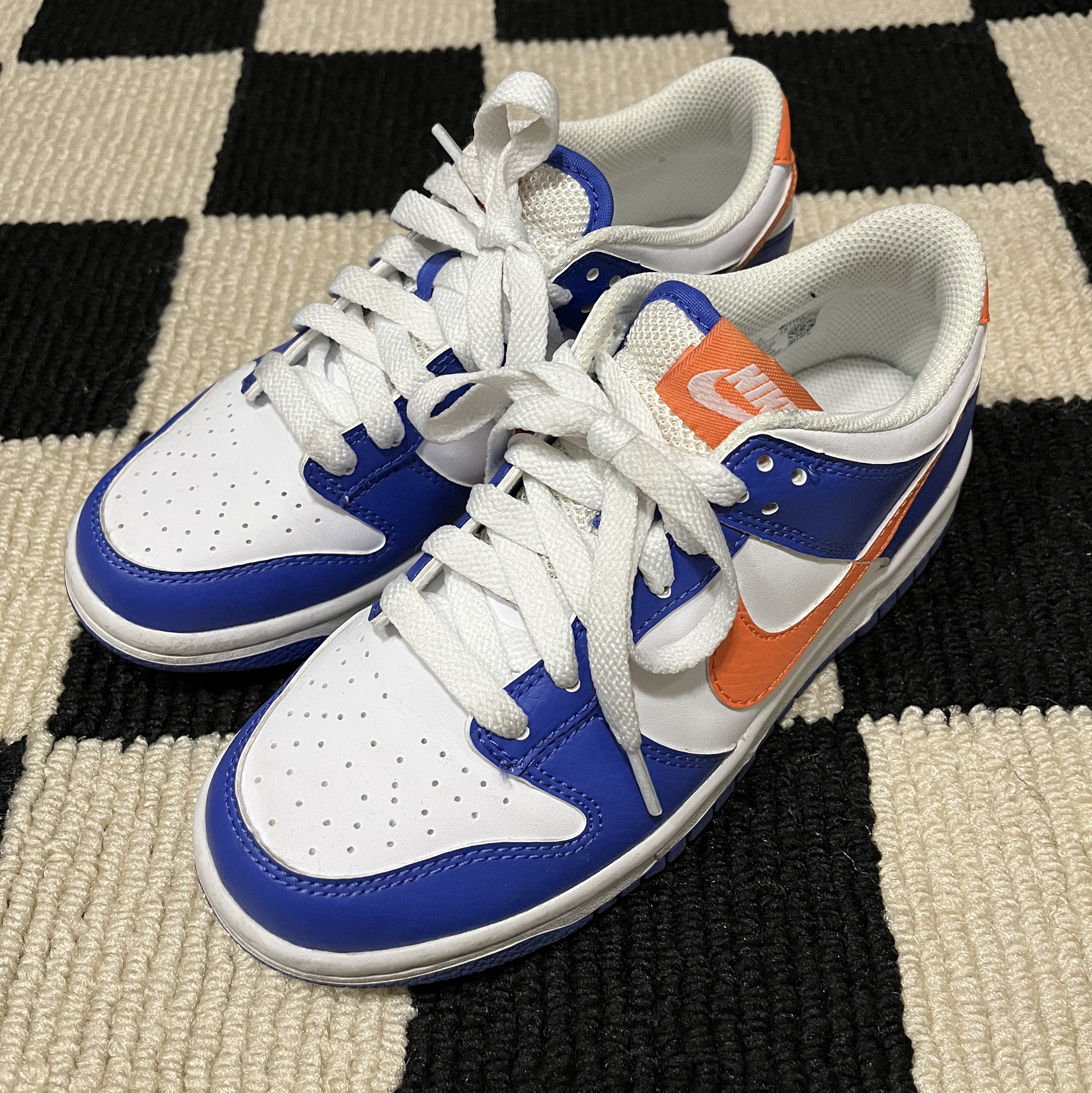 (GS) Nike Dunk Low Blue Joy White 착용 스타일