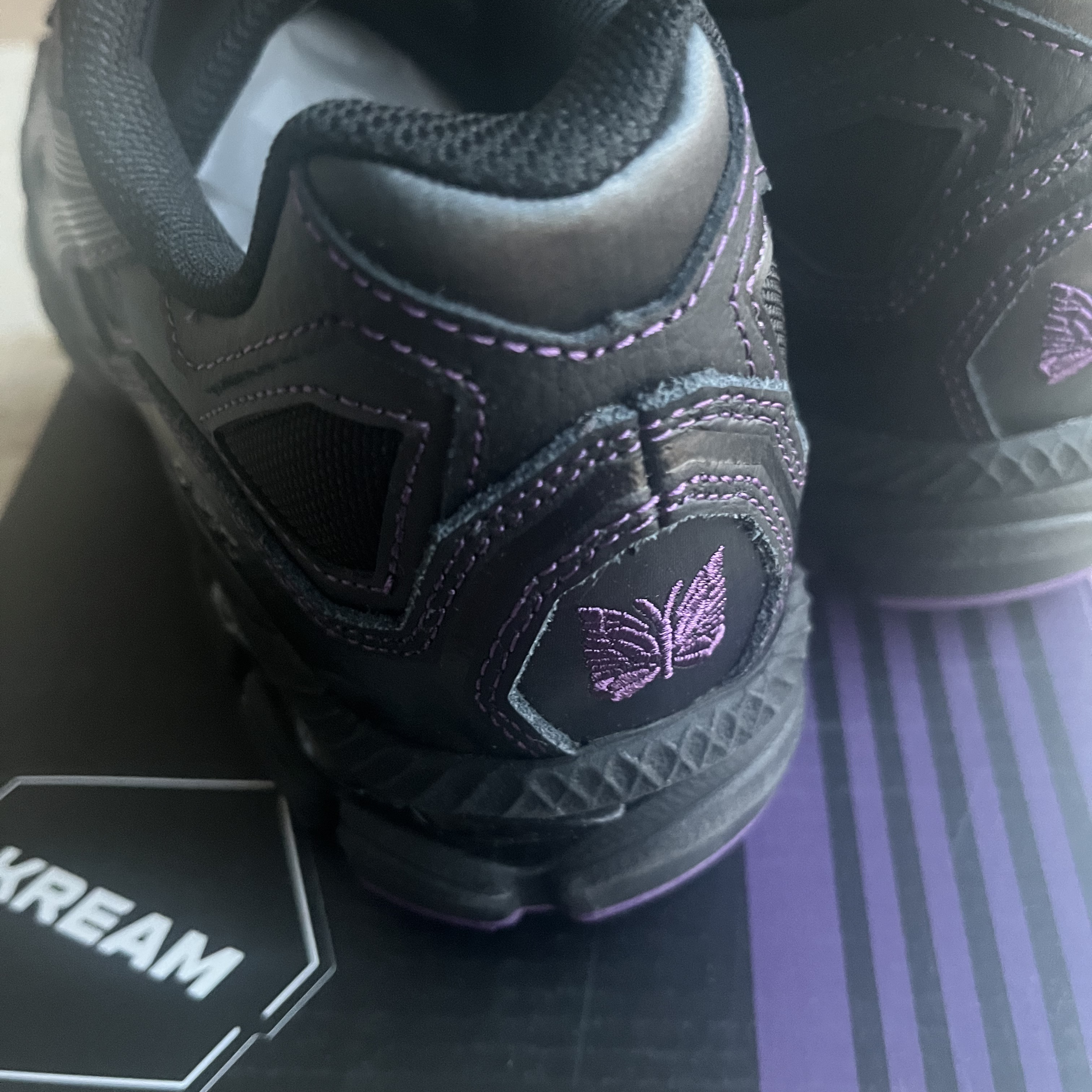 Asics x Needles Gel-NYC Black Purple 착용 스타일