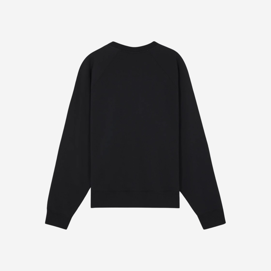 Maison Kitsune Bold Fox Head Patch Oversize Sweatshirt Black 상세 이미지 2