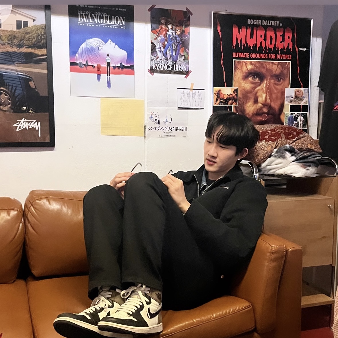Jordan 1 Retro High OG Black Mocha 착용 스타일 - 1