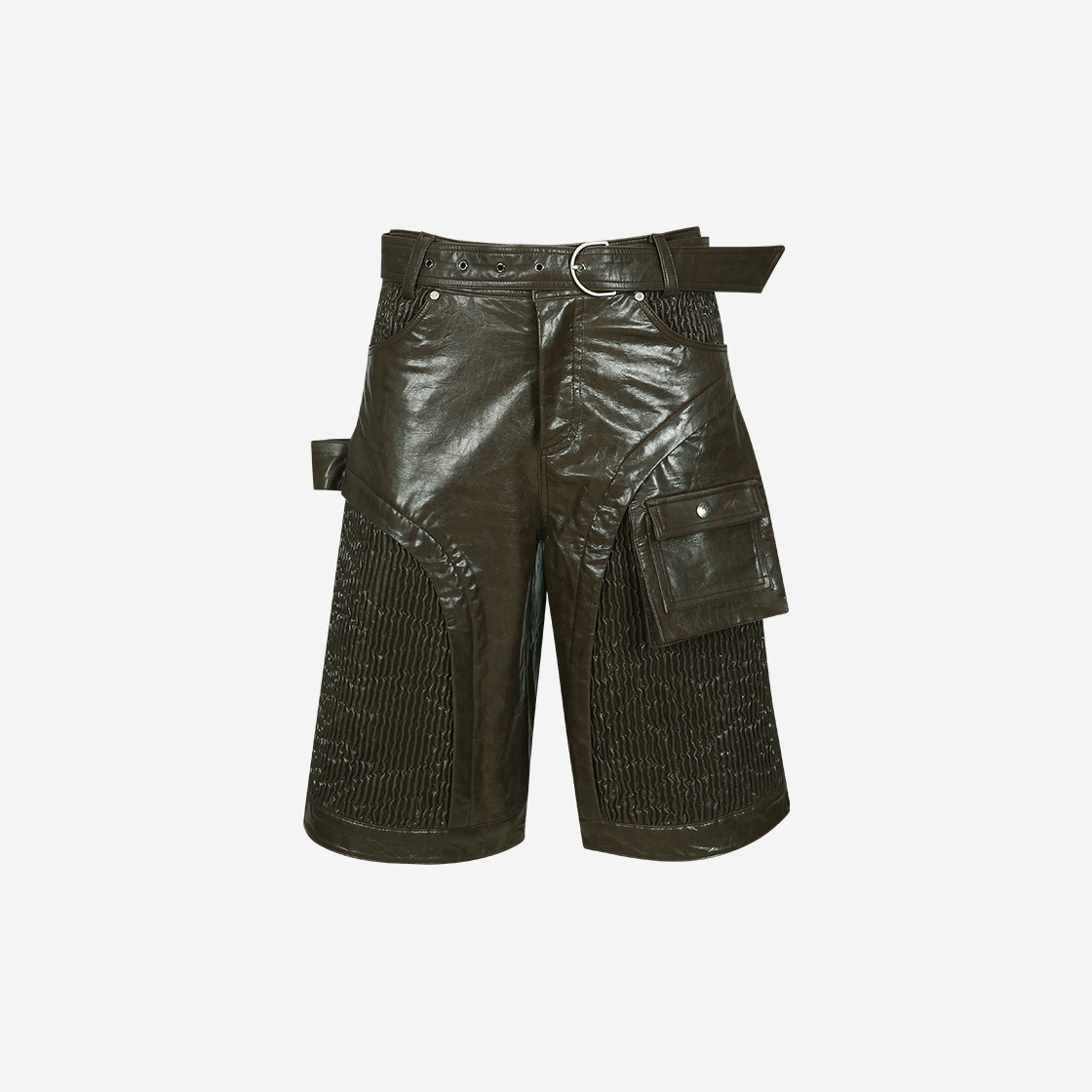 パンツ ADSB Sunbird Panel Leather Short Pants Andersson Bell Sunbird Panel Leather Short – 'Chocolate
