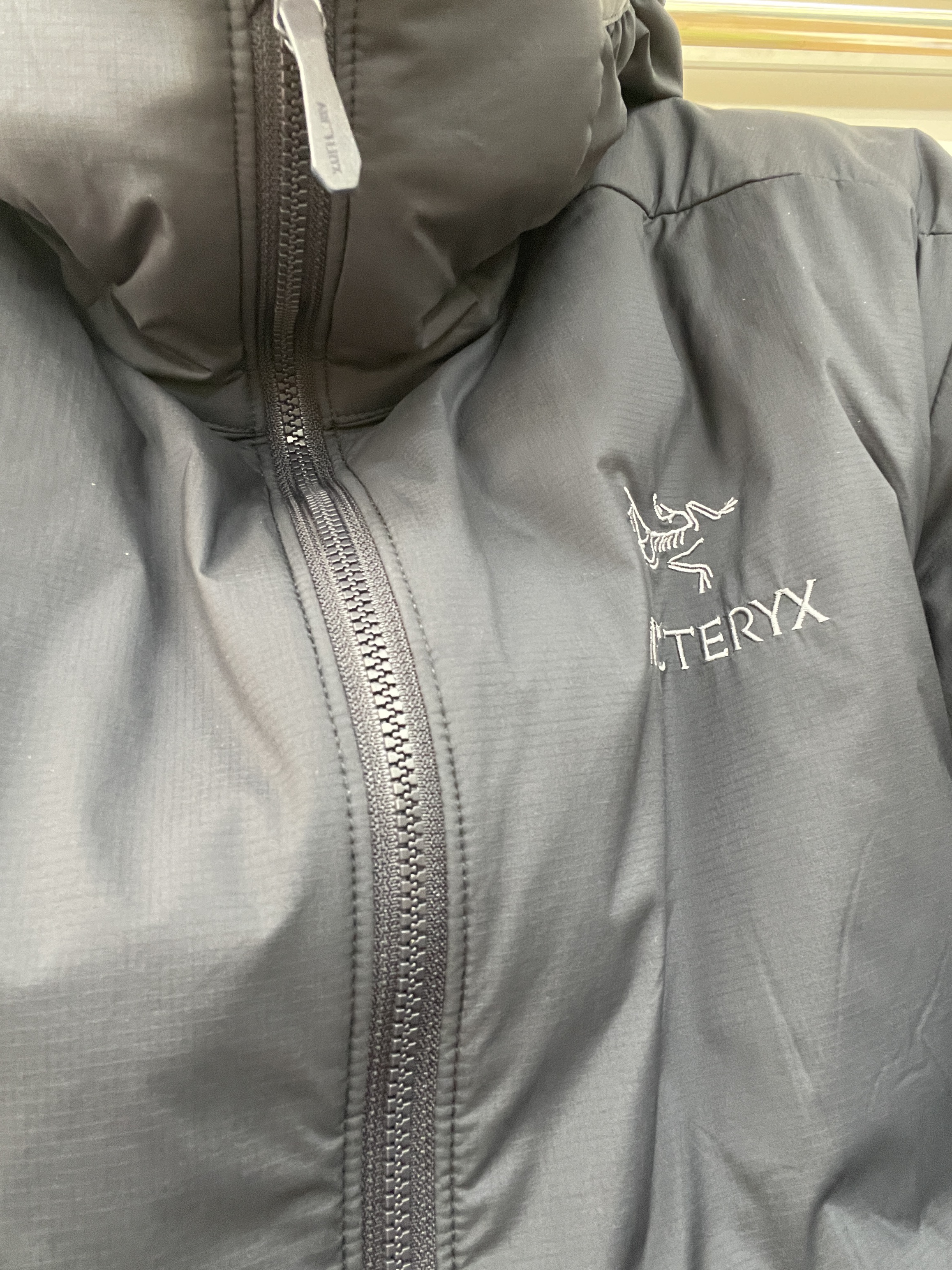 Arc'teryx Atom Hoody Black Sapphire 착용 스타일