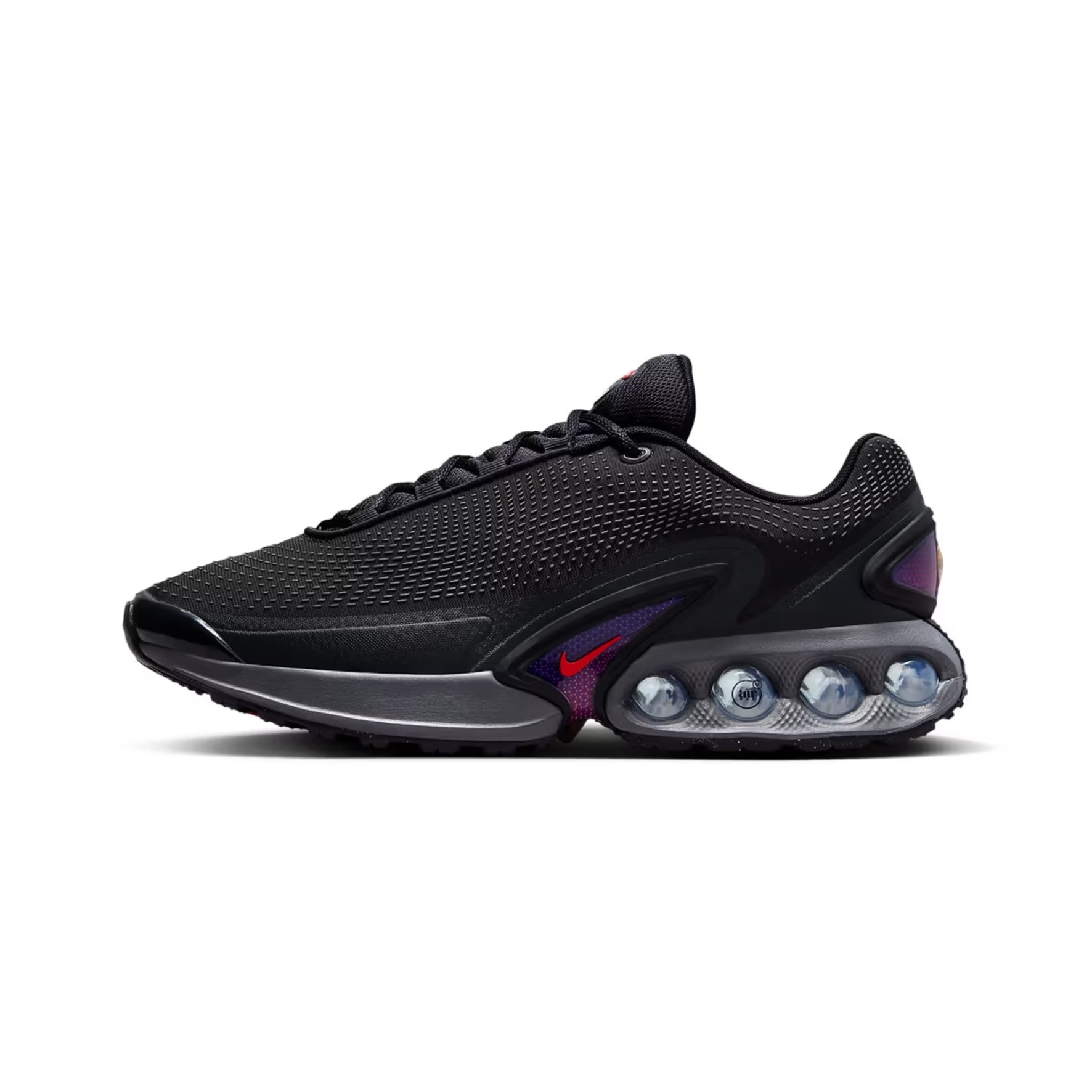 Nike Air Max DN All Day Vivid Purple Dark Smoke Grey, Nike x Supreme Air Max DN SP Black Galactic Jade 착용 스타일 - 6