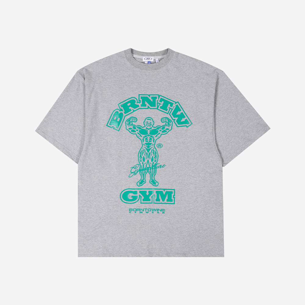 본투윈 레이즈본 오버핏 티셔츠 멜란지그레이(BORN TO WIN Raiseborn Over Fit T-Shirts Melange Grey) - 2