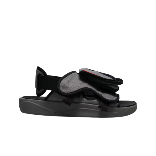 Jordan LS Slide Smoke Grey Black