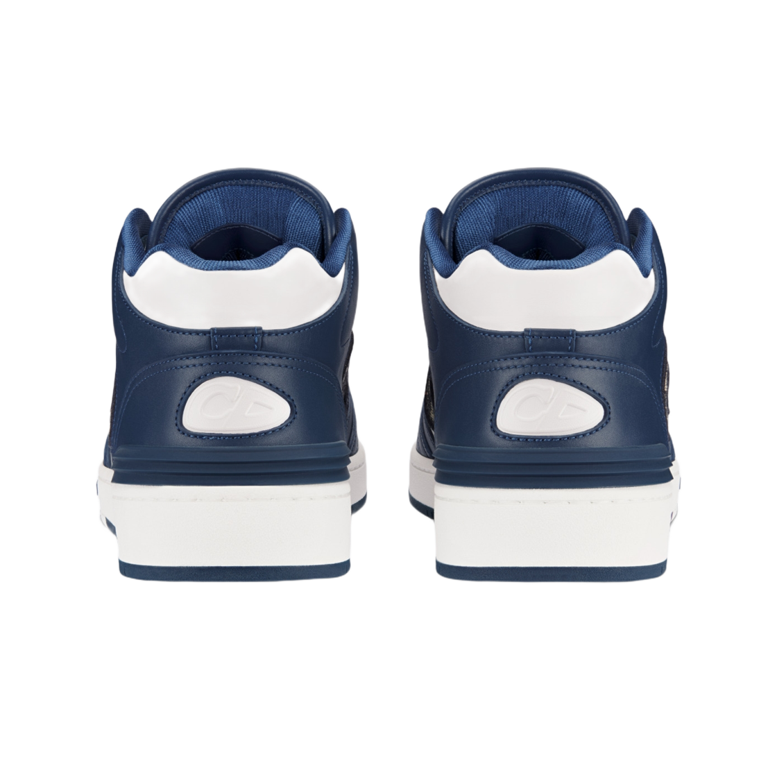 디올 B57 미드탑 스니커즈 네이비 블루 화이트 베이지 블랙(Dior B57 Mid-Top Sneaker Navy Blue White with Beige Black) - 2