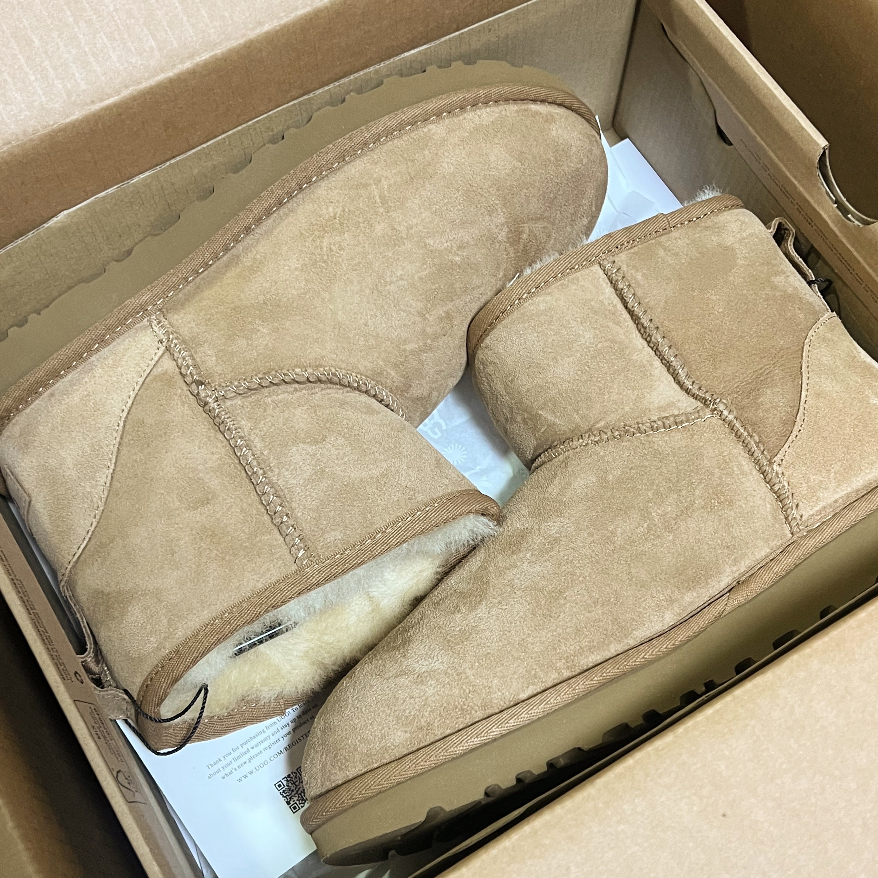(W) UGG Classic Mini II Boots Chestnut 착용 스타일