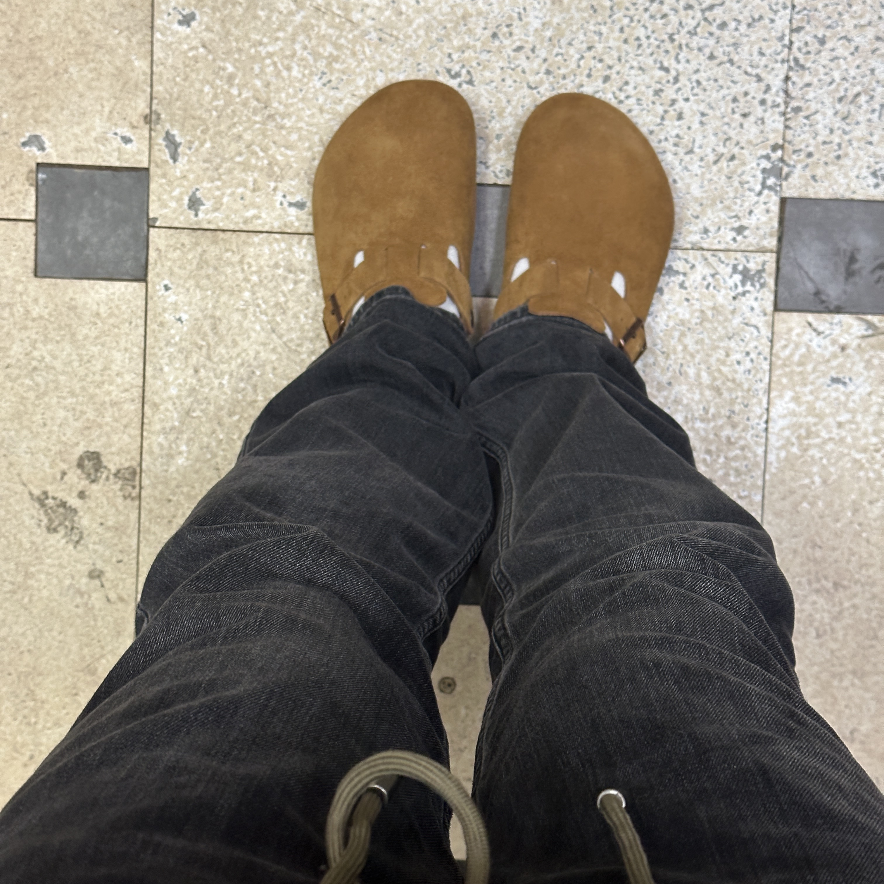 Birkenstock Boston Soft Footbed Mink - Regular 착용 스타일