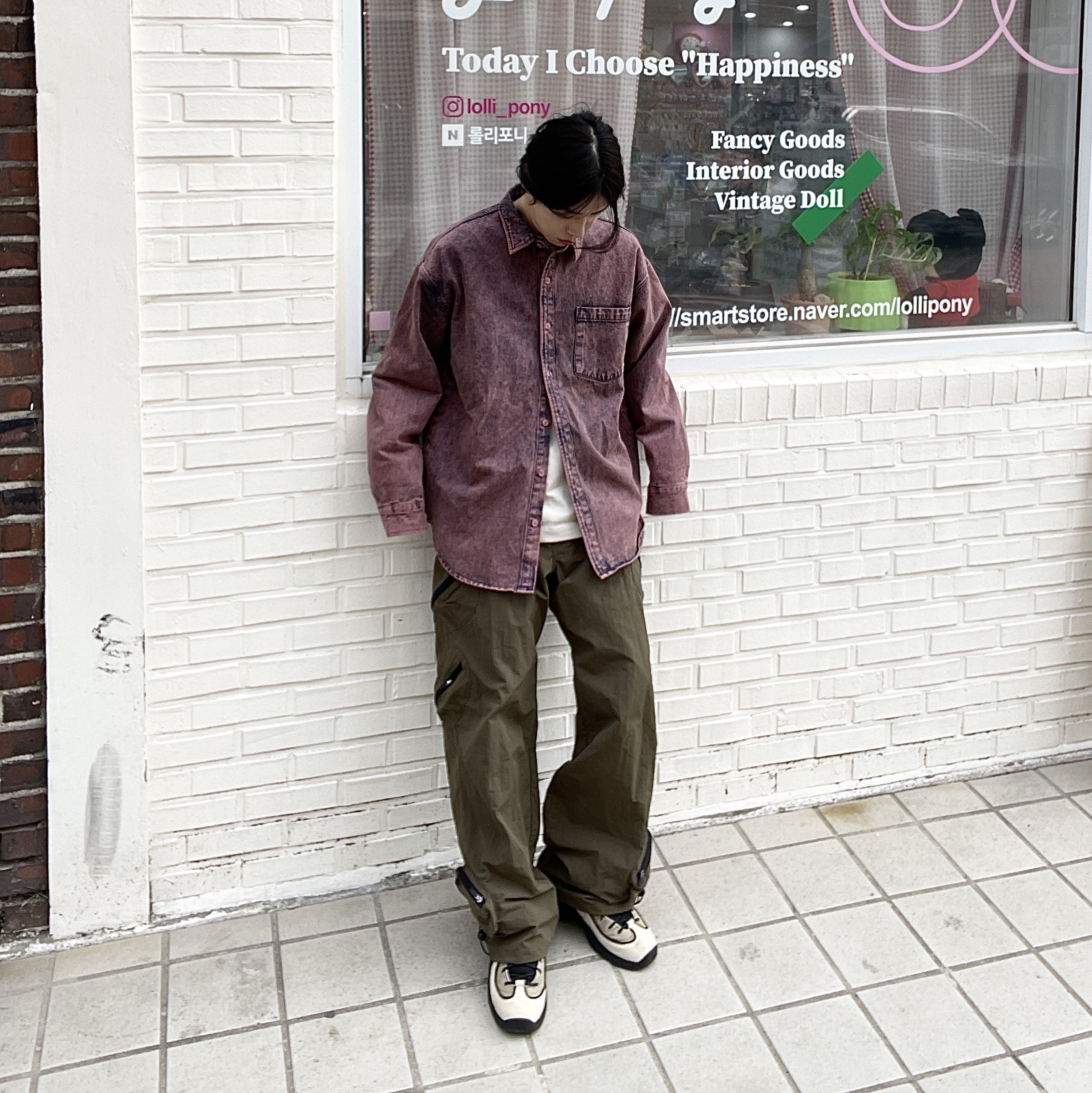 Nike x Stussy Air Penny II Rattan and Limestone 착용 스타일 - 3