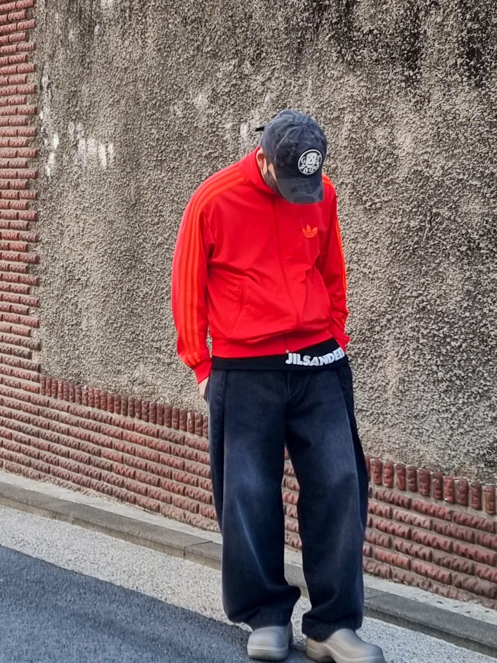 ETCE Ghost Cap Brown Camo, ETCE Ghost Cap Washed Camo 착용 스타일 - 1