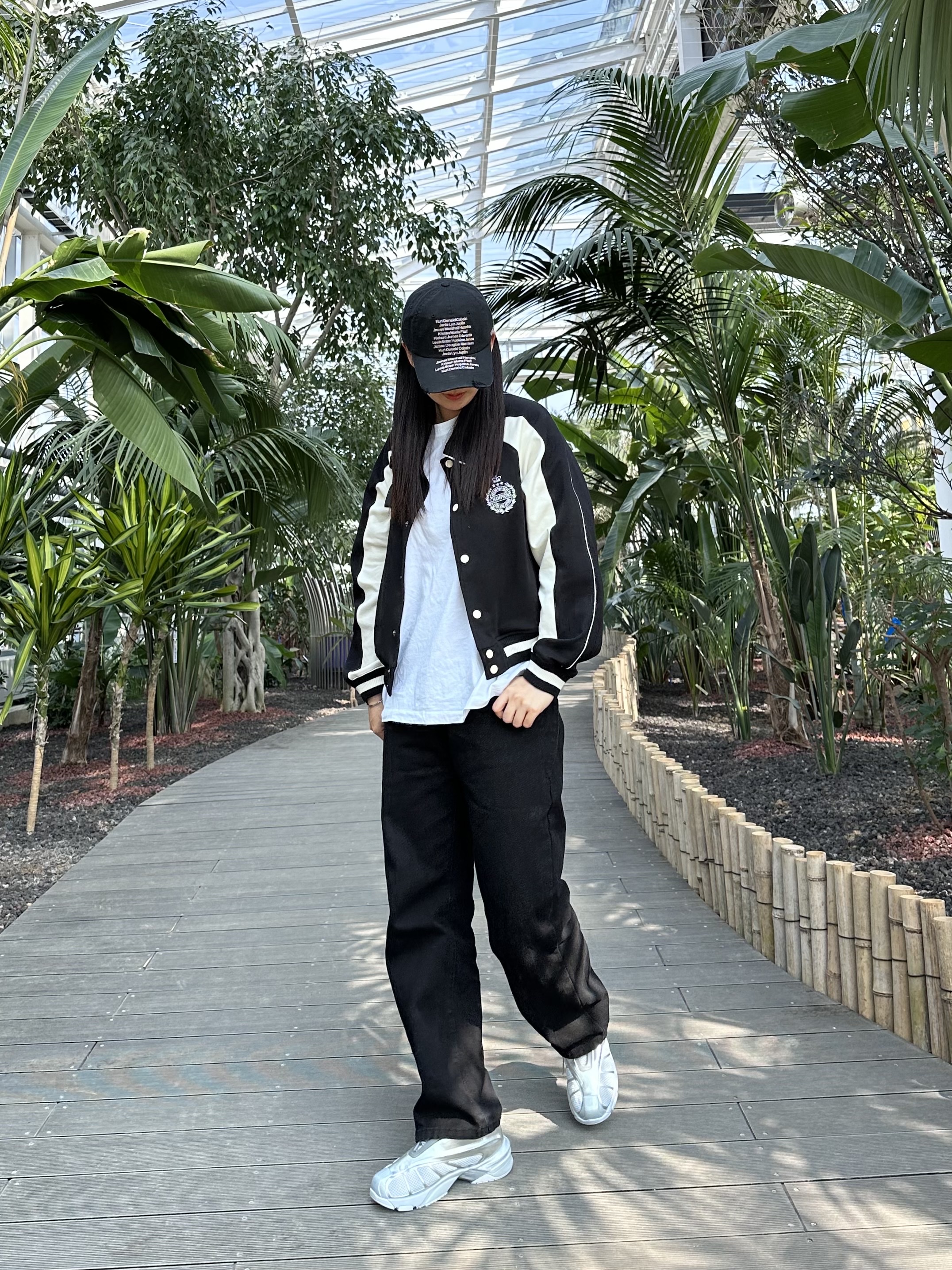 Fila Replica 2002 Grey White 착용 스타일