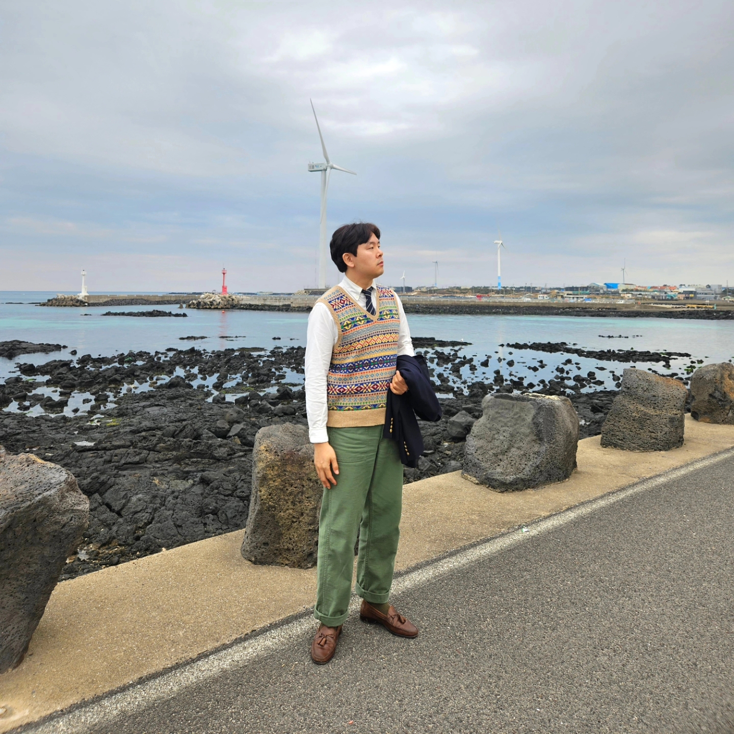 Orslow 5002 US Army Fatigue Pants Green, Rolex Submariner 41mm 124060 Black Oyster 착용 스타일 - 3