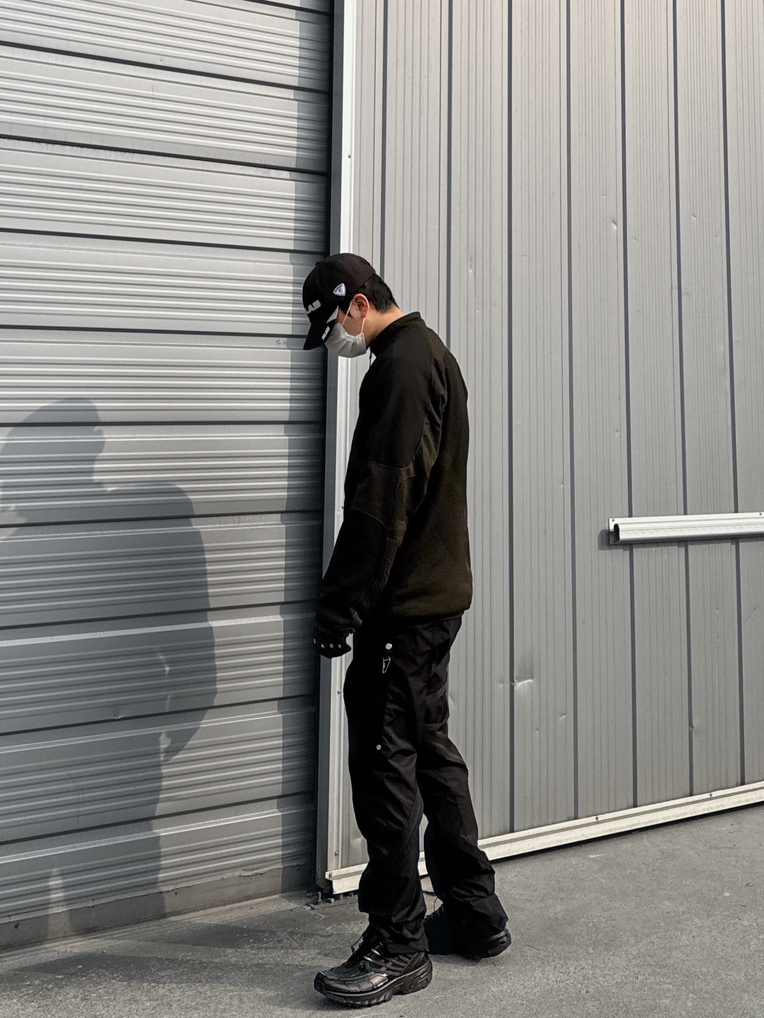 J.L-A.L Liquid Track Top Black, Salomon x MM6 Maison Margiela ACS Pro ADV Black Quiet Shade 착용 스타일 - 3