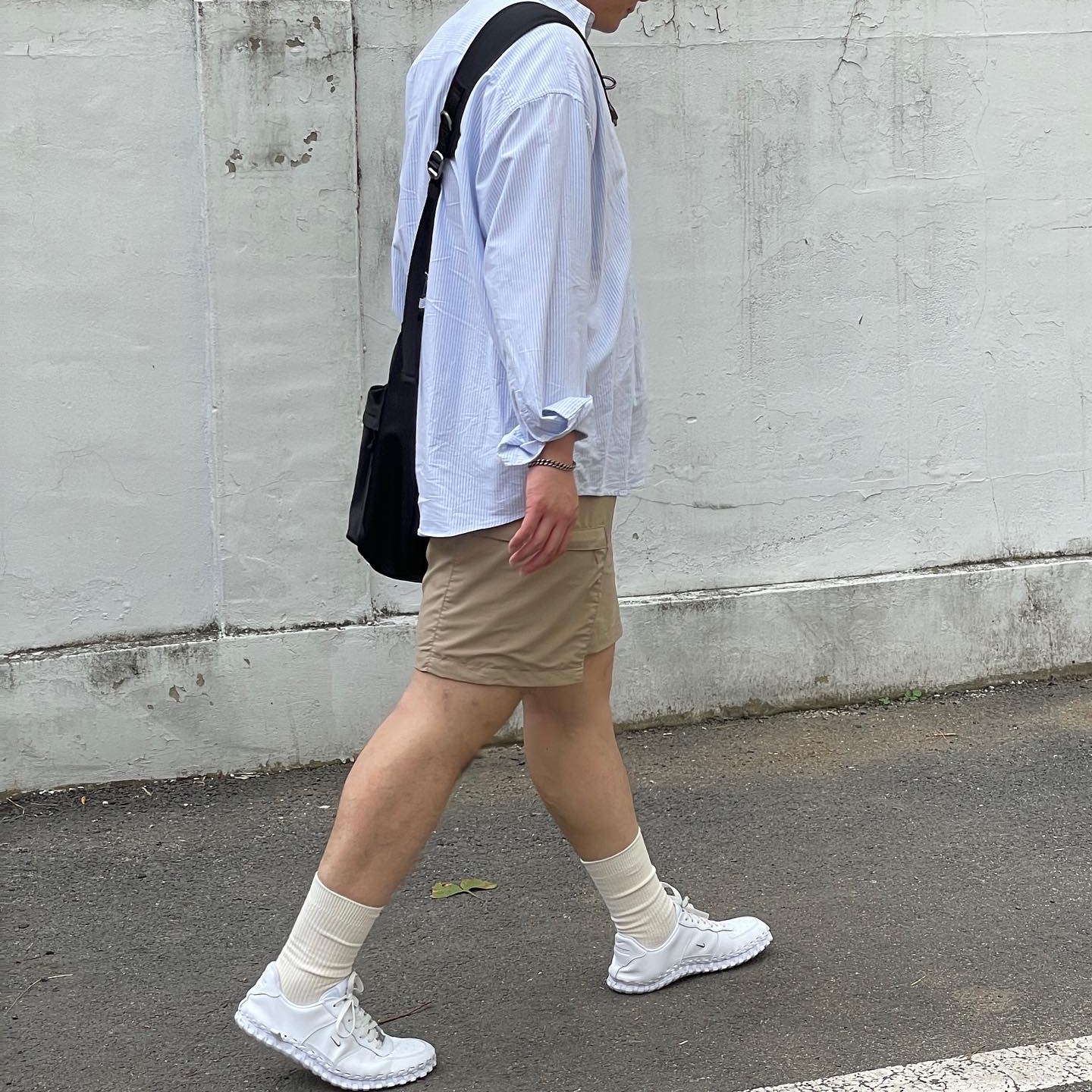 Nike x Jacquemus J Force 1 Low LX SP White 착용 스타일 - 1