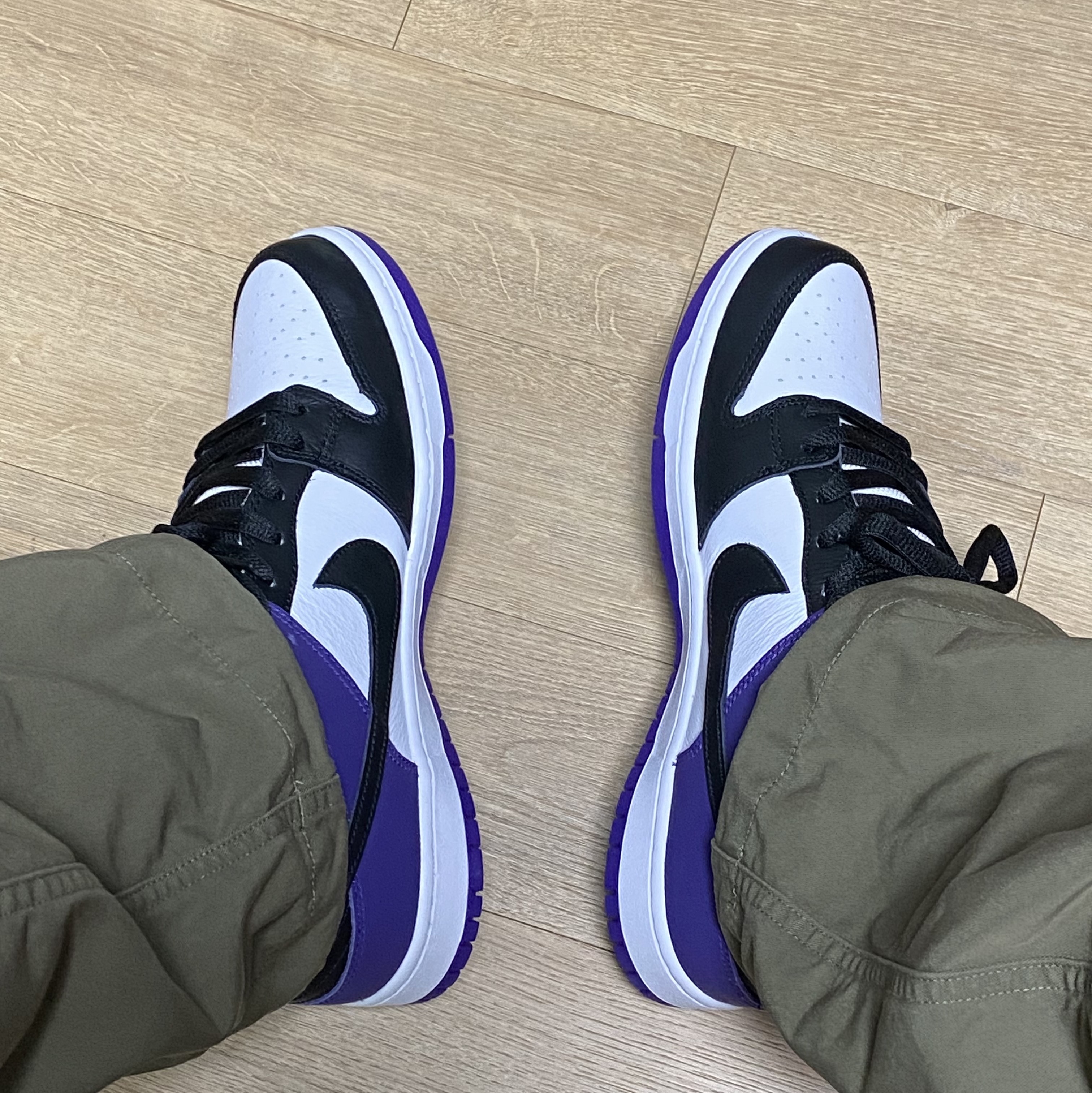Nike SB Dunk Low Pro Court Purple 착용 스타일