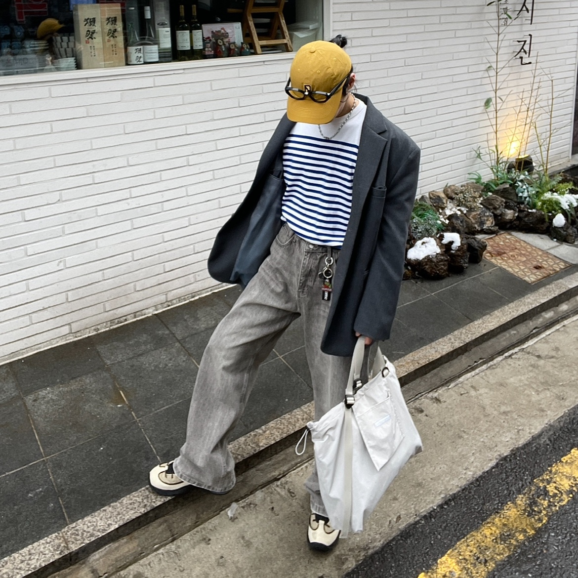 Nike x Stussy Air Penny II Rattan and Limestone, Supreme Webbing Keychain Black - 23SS 착용 스타일 - 2