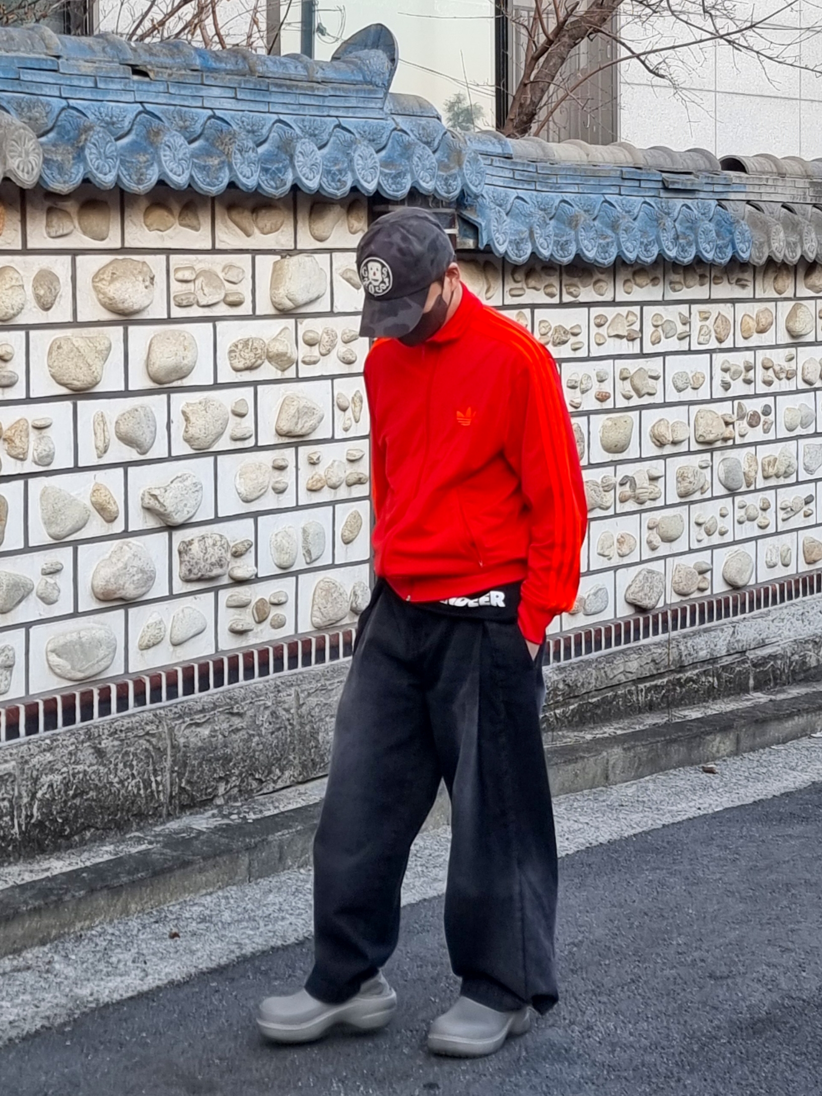 ETCE Ghost Cap Brown Camo, ETCE Ghost Cap Washed Camo 착용 스타일 - 3