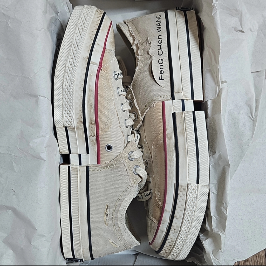 Converse x Feng Chen Wang Chuck 70 Ox 2-in-1 Brown Rice 착용 스타일