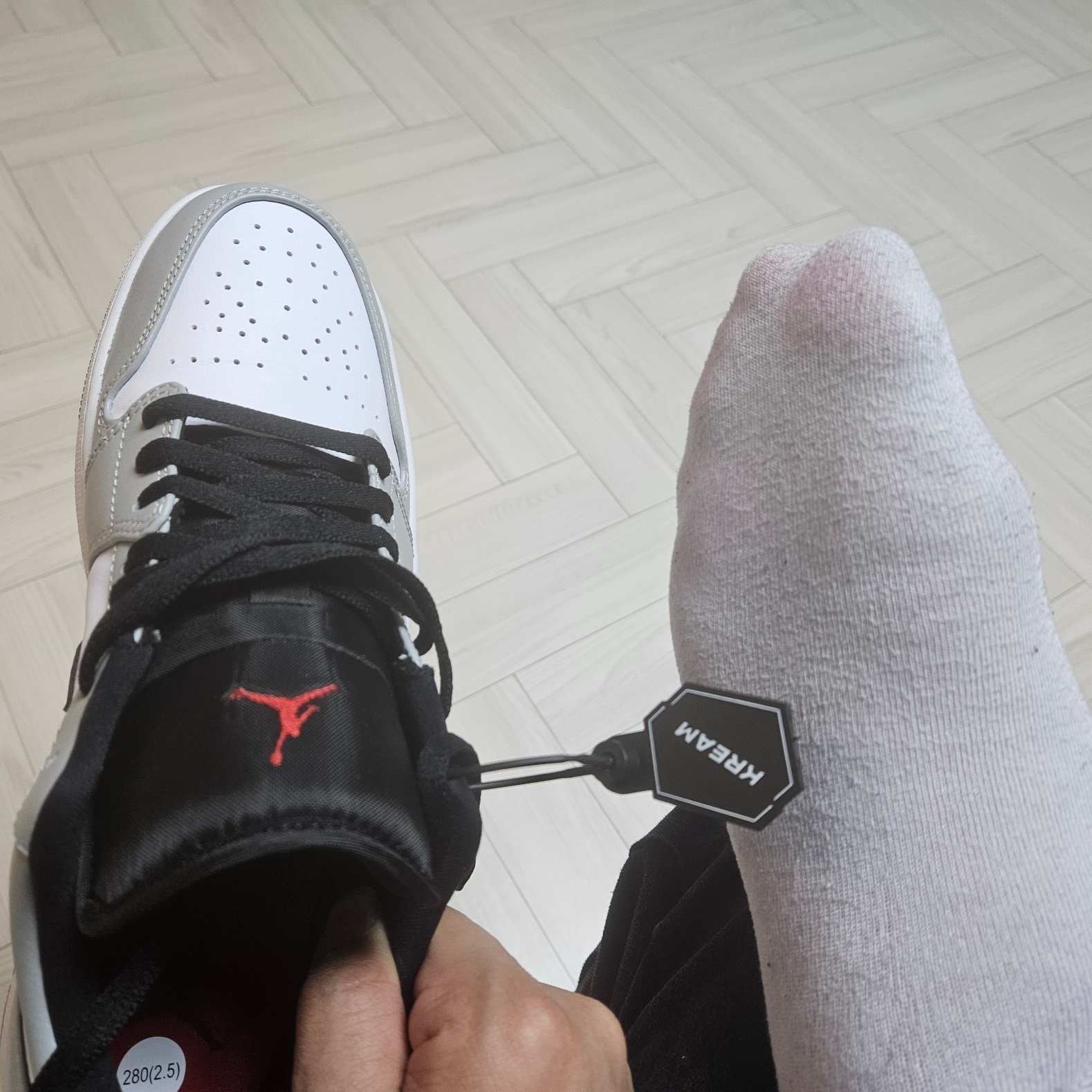 Jordan 1 Low Light Smoke Grey 착용 스타일 - 2
