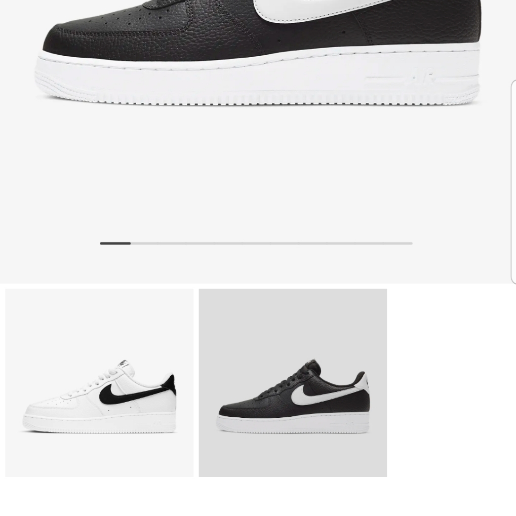 Nike Air Force 1 '07 Black White 착용 스타일 - 1